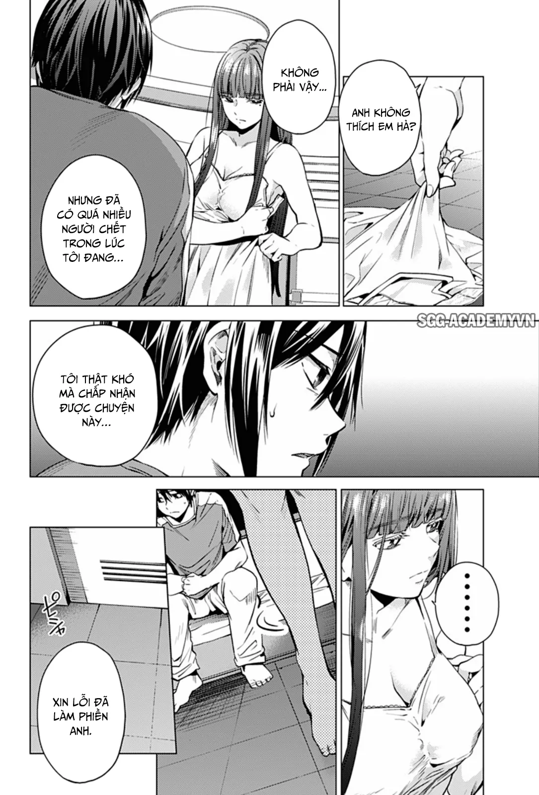 HentaiVN.net - Ảnh 6 - Dàn Harem Cuối Cùng [Shumatsu no harem; World's End Harem; 終末のハーレム] - Chap 3