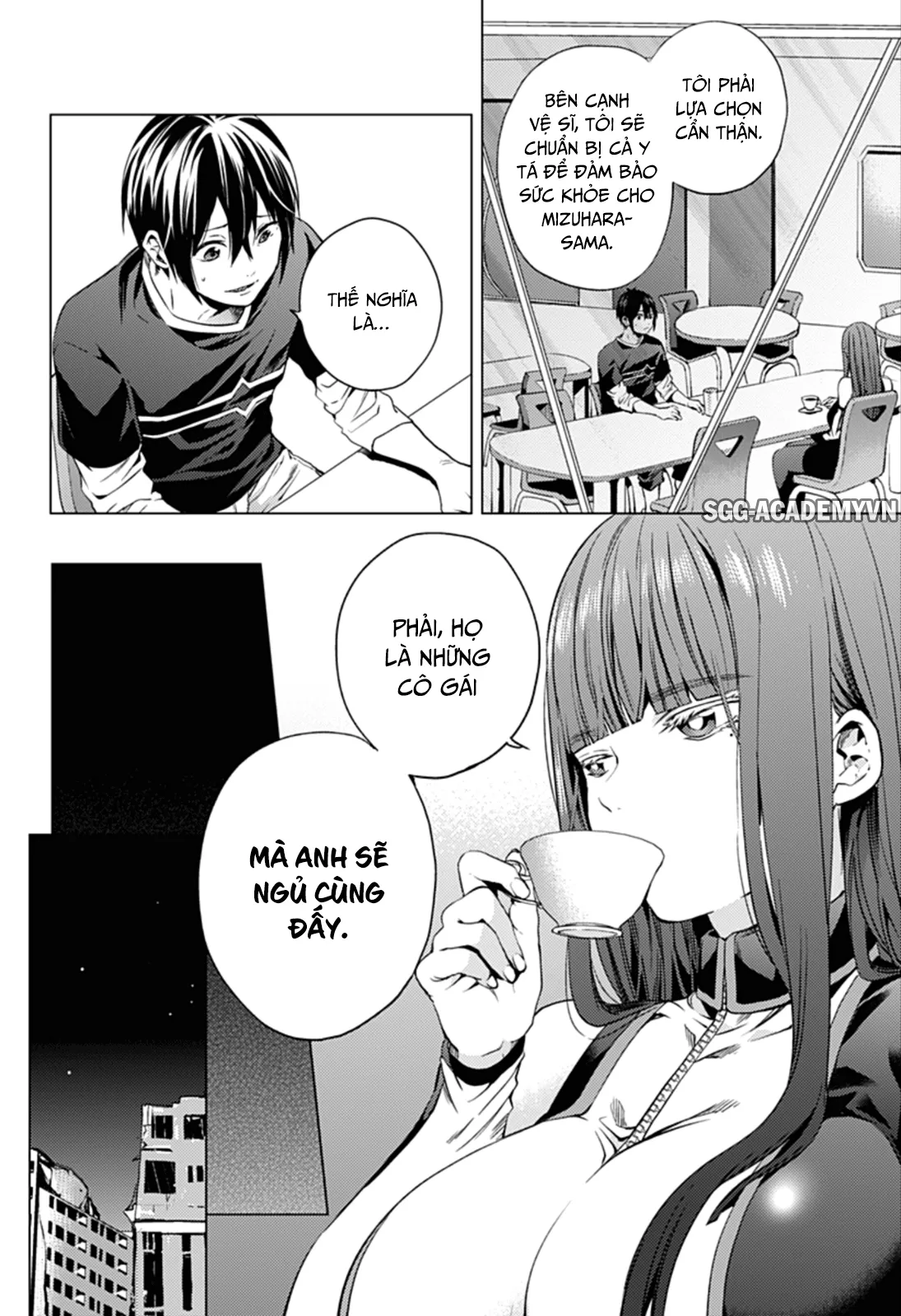 HentaiVN.net - Ảnh 17 - Dàn Harem Cuối Cùng [Shumatsu no harem; World's End Harem; 終末のハーレム] - Chap 4