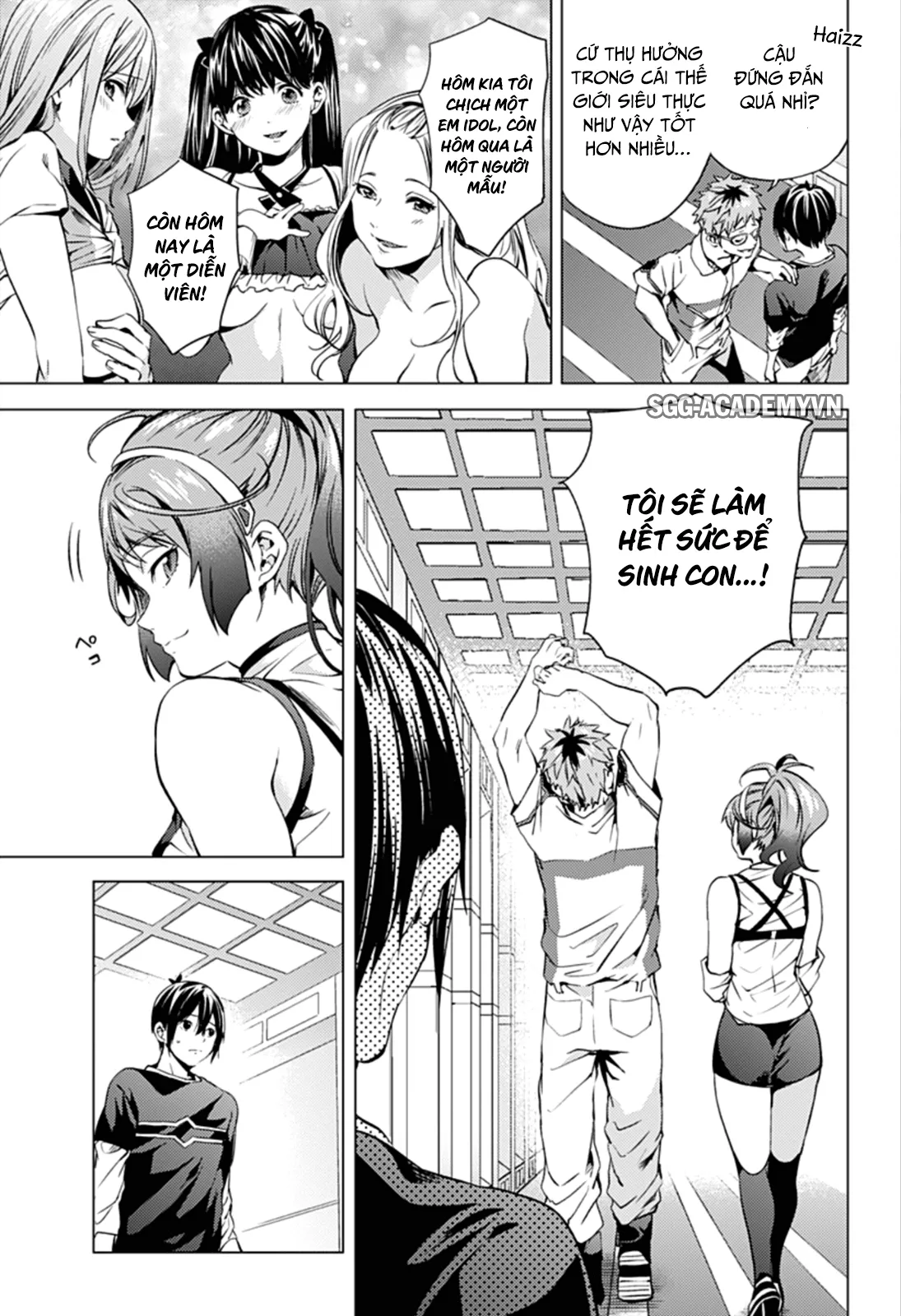 HentaiVN.net - Ảnh 22 - Dàn Harem Cuối Cùng [Shumatsu no harem; World's End Harem; 終末のハーレム] - Chap 4