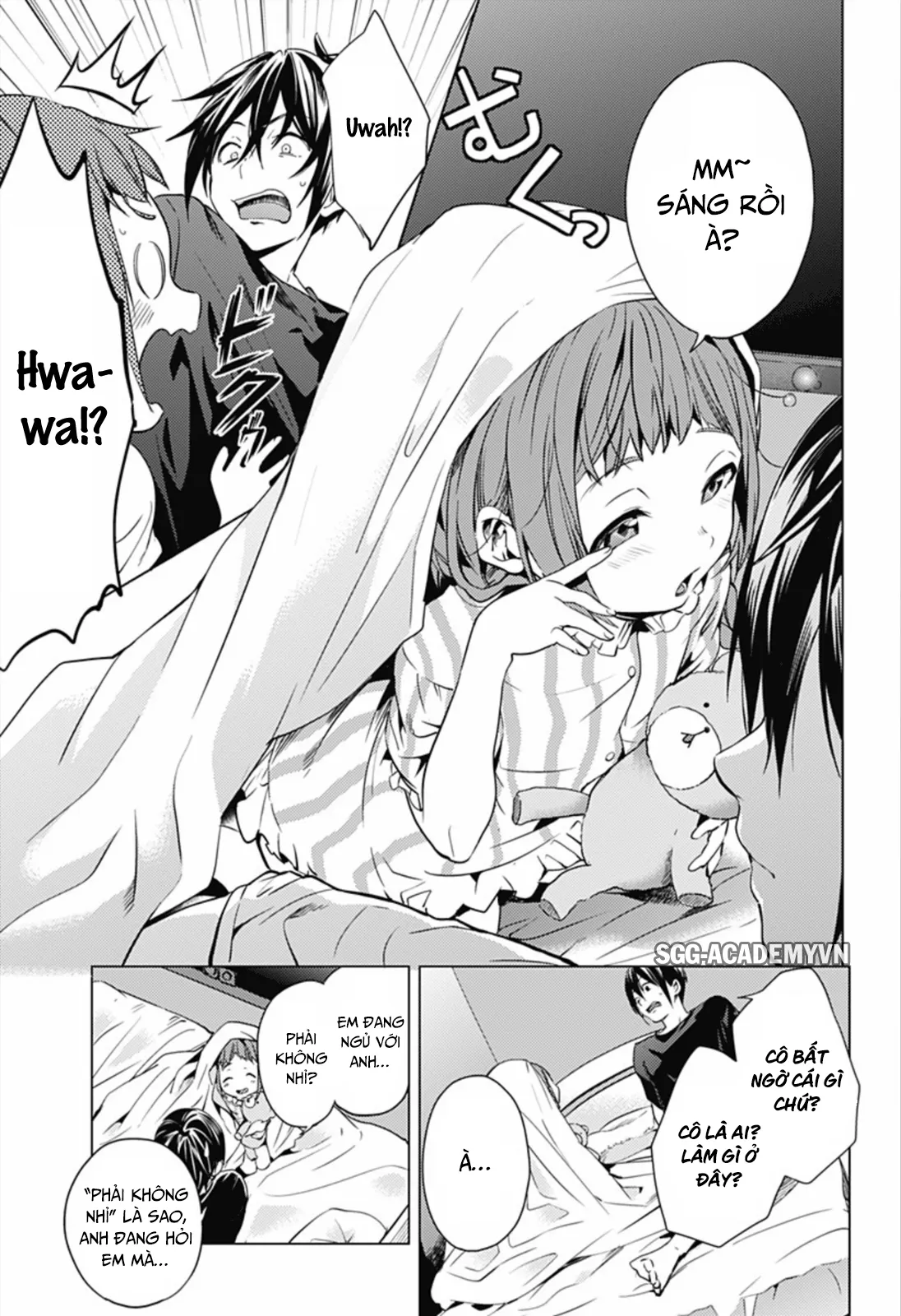 HentaiVN.net - Ảnh 11 - Dàn Harem Cuối Cùng [Shumatsu no harem; World's End Harem; 終末のハーレム] - Chap 5
