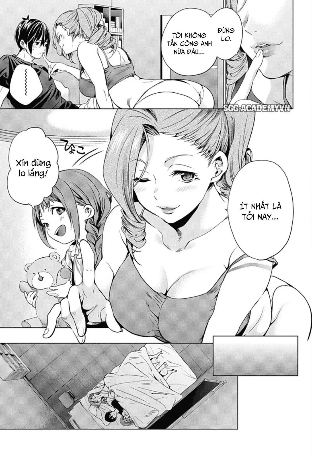HentaiVN.net - Ảnh 15 - Dàn Harem Cuối Cùng [Shumatsu no harem; World's End Harem; 終末のハーレム] - Chap 5