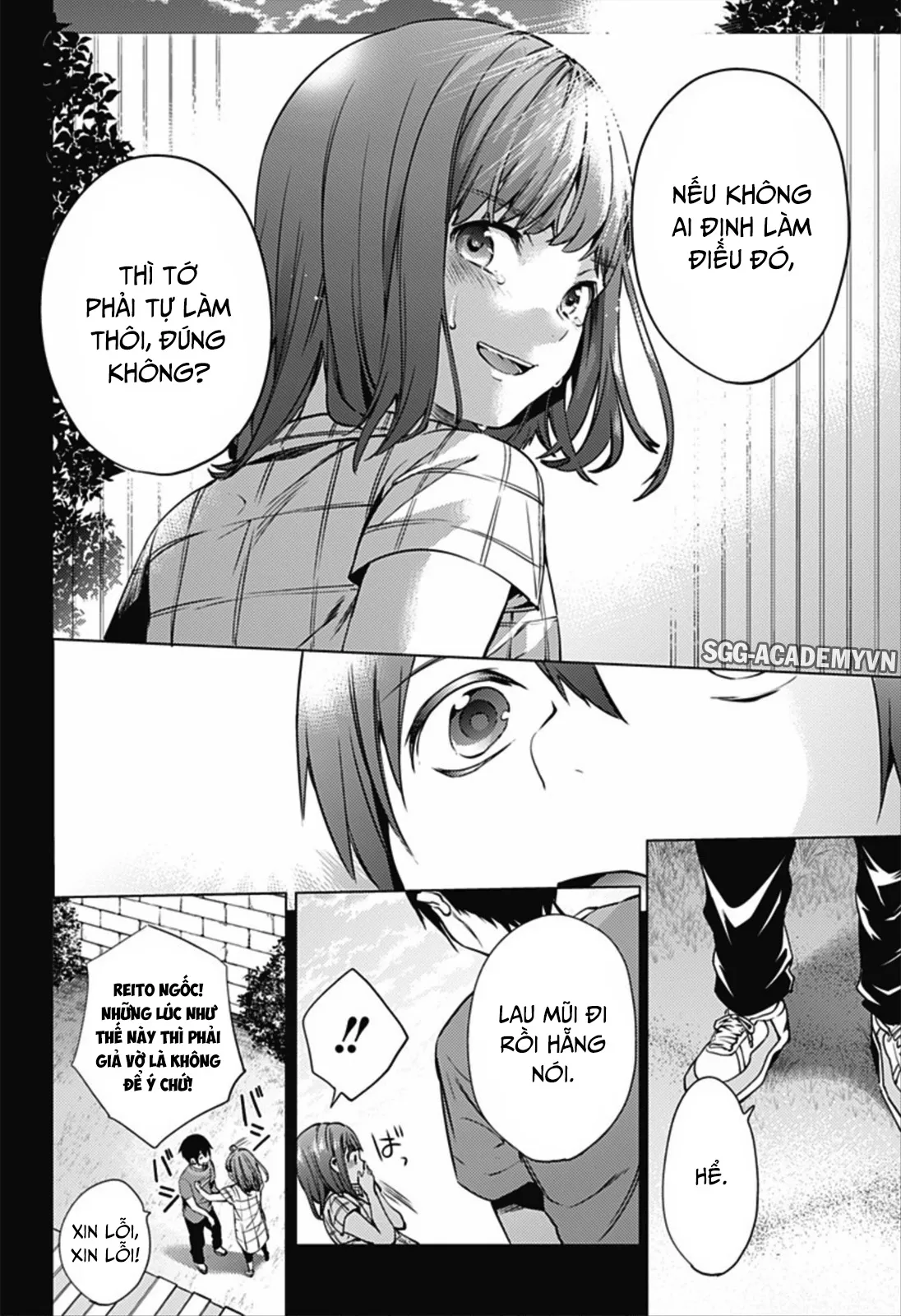 HentaiVN.net - Ảnh 20 - Dàn Harem Cuối Cùng [Shumatsu no harem; World's End Harem; 終末のハーレム] - Chap 6