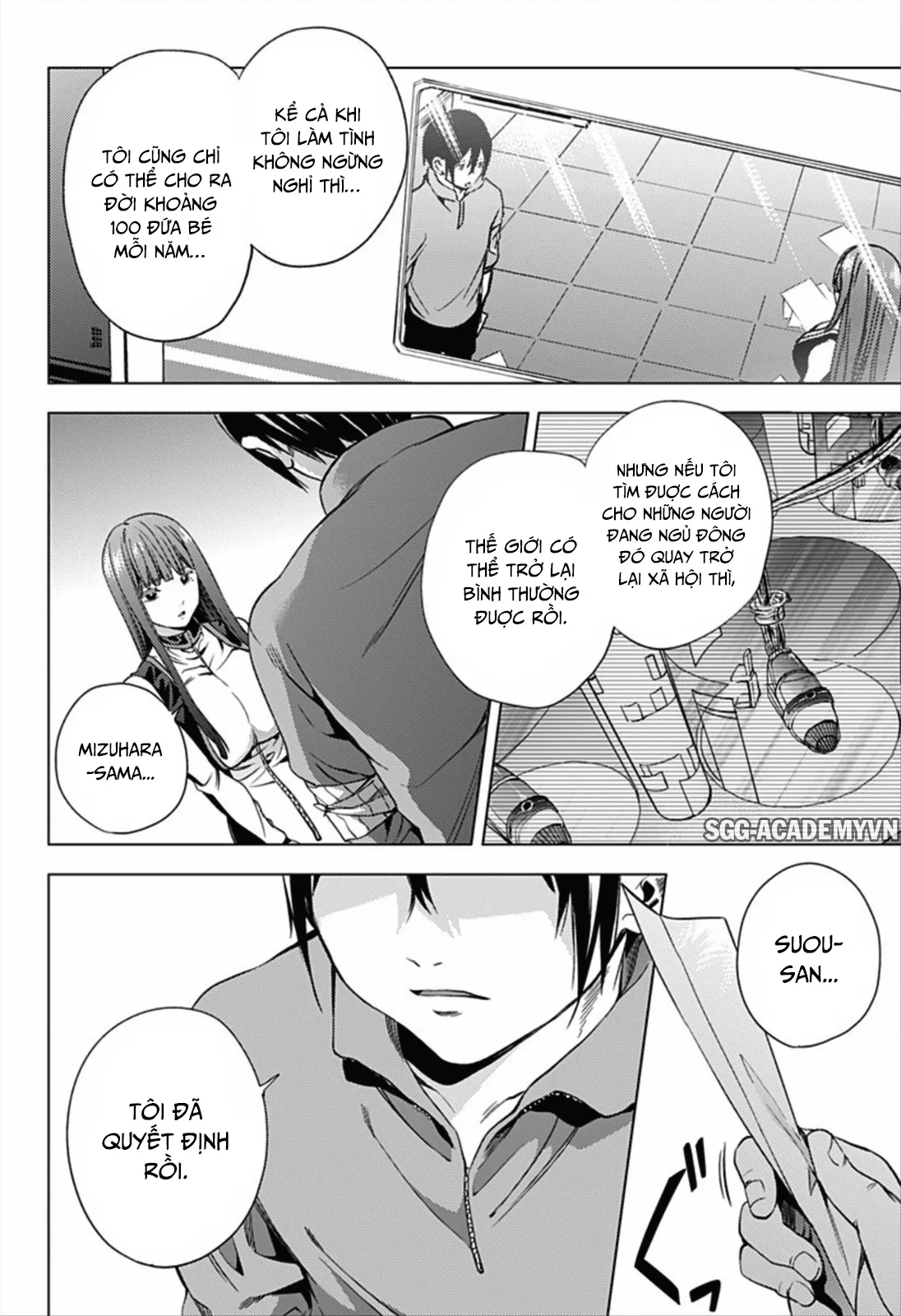 HentaiVN.net - Ảnh 24 - Dàn Harem Cuối Cùng [Shumatsu no harem; World's End Harem; 終末のハーレム] - Chap 6