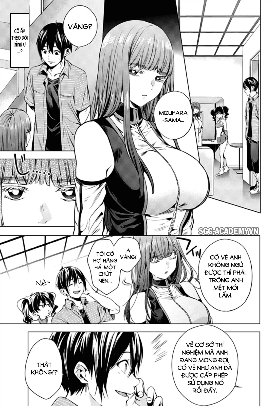 HentaiVN.net - Ảnh 5 - Dàn Harem Cuối Cùng [Shumatsu no harem; World's End Harem; 終末のハーレム] - Chap 9