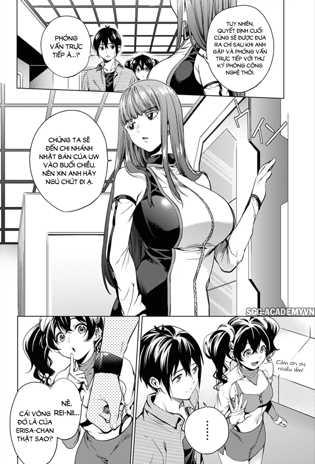 HentaiVN.net - Ảnh 6 - Dàn Harem Cuối Cùng [Shumatsu no harem; World's End Harem; 終末のハーレム] - Chap 9