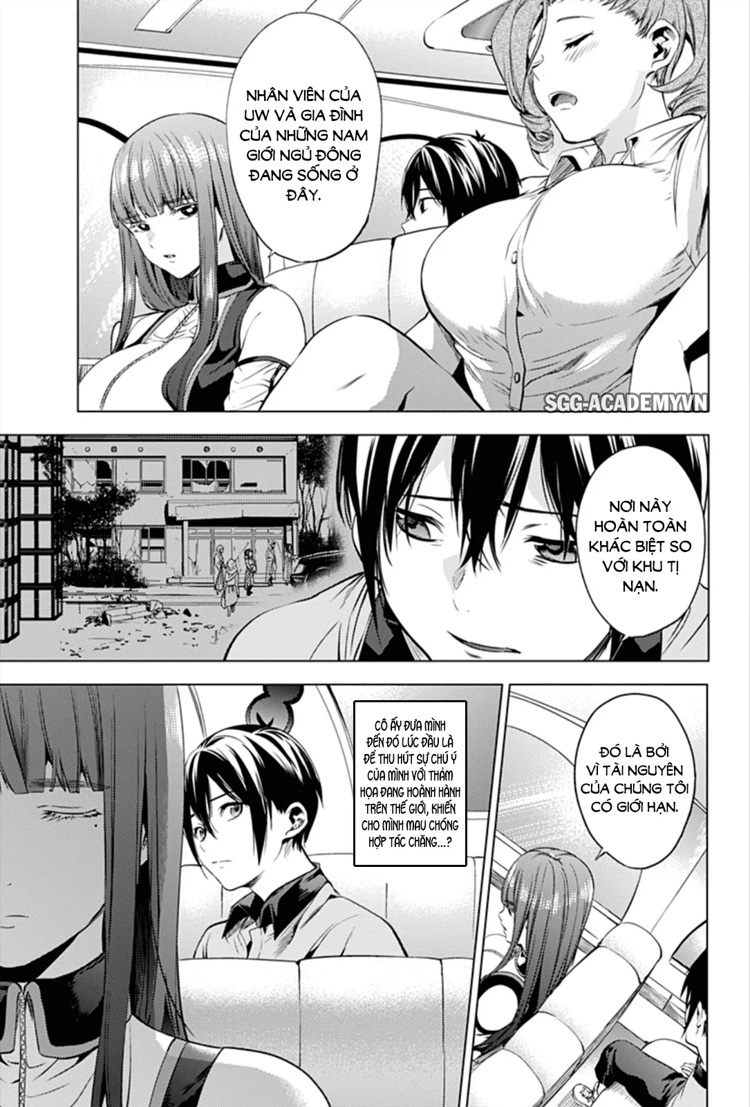 HentaiVN.net - Ảnh 9 - Dàn Harem Cuối Cùng [Shumatsu no harem; World's End Harem; 終末のハーレム] - Chap 9