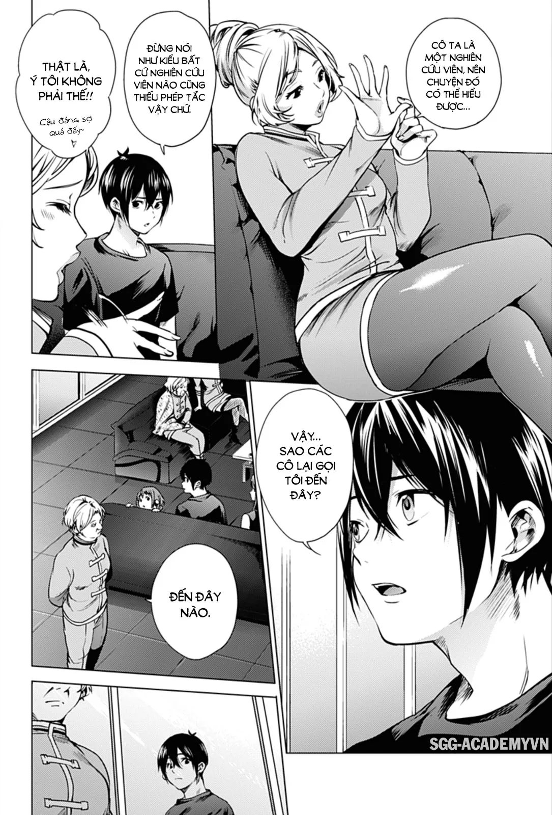 HentaiVN.net - Ảnh 14 - Dàn Harem Cuối Cùng [Shumatsu no harem; World's End Harem; 終末のハーレム] - Chap 10
