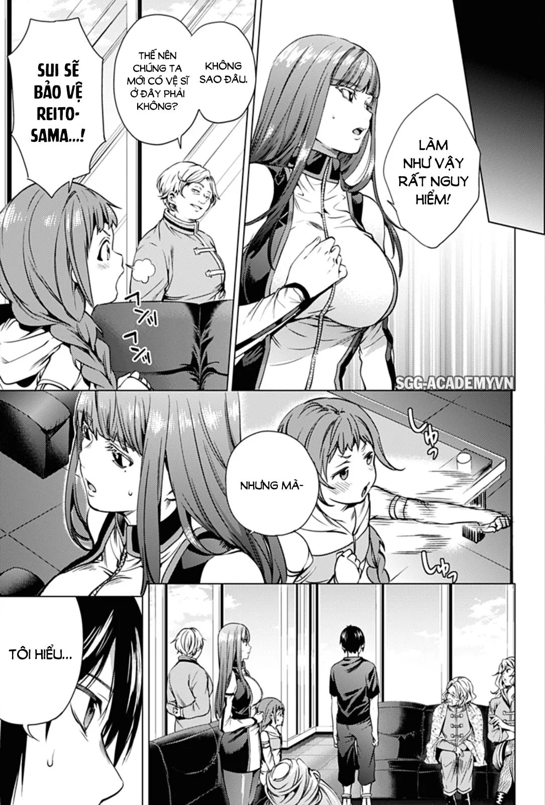 HentaiVN.net - Ảnh 17 - Dàn Harem Cuối Cùng [Shumatsu no harem; World's End Harem; 終末のハーレム] - Chap 10