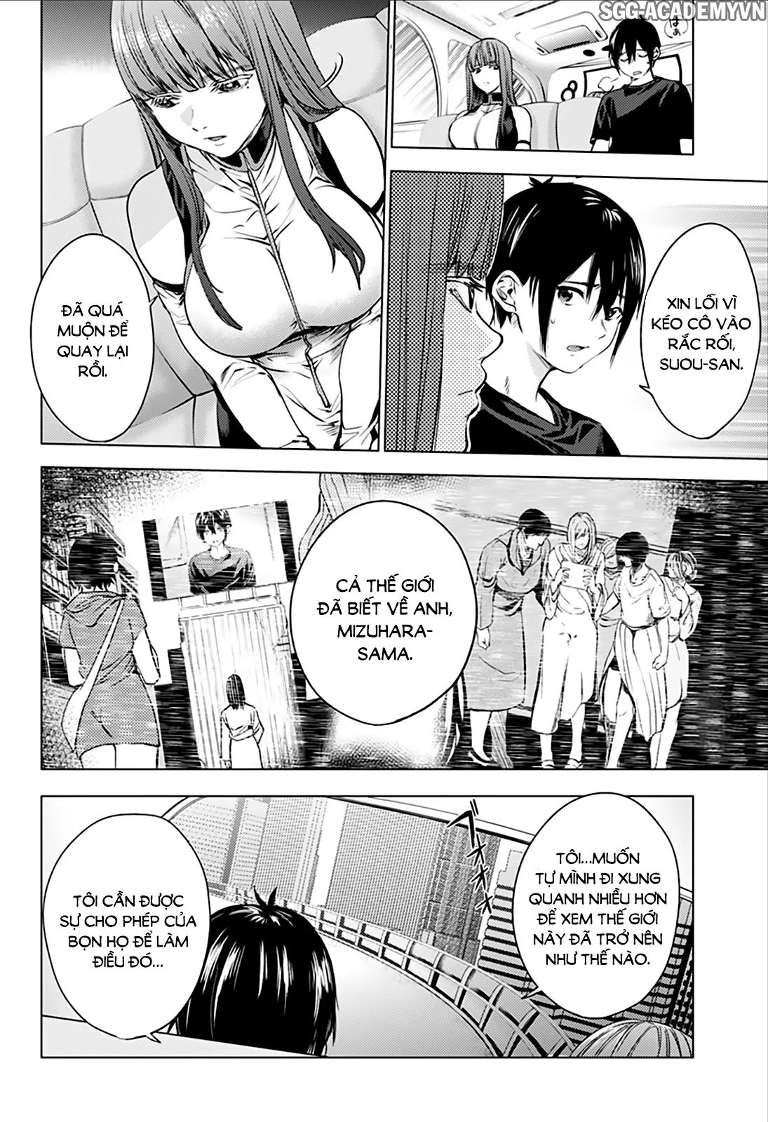 HentaiVN.net - Ảnh 12 - Dàn Harem Cuối Cùng [Shumatsu no harem; World's End Harem; 終末のハーレム] - Chap 11