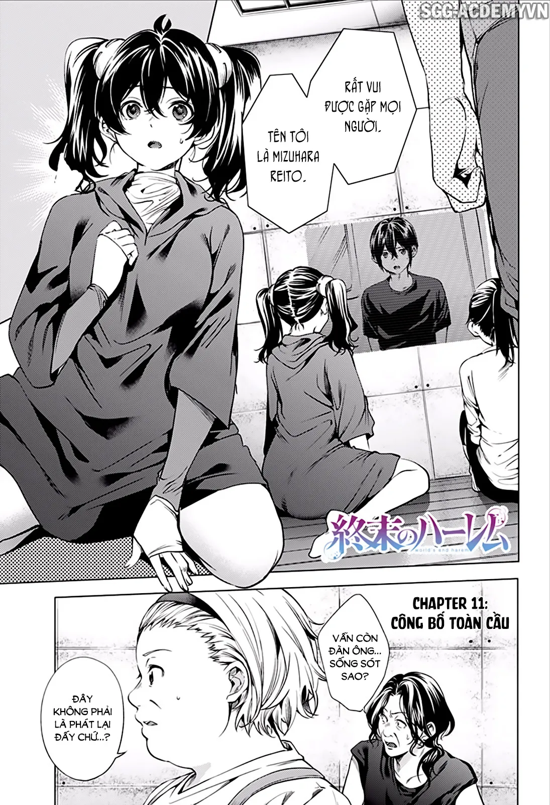 HentaiVN.net - Ảnh 3 - Dàn Harem Cuối Cùng [Shumatsu no harem; World's End Harem; 終末のハーレム] - Chap 11
