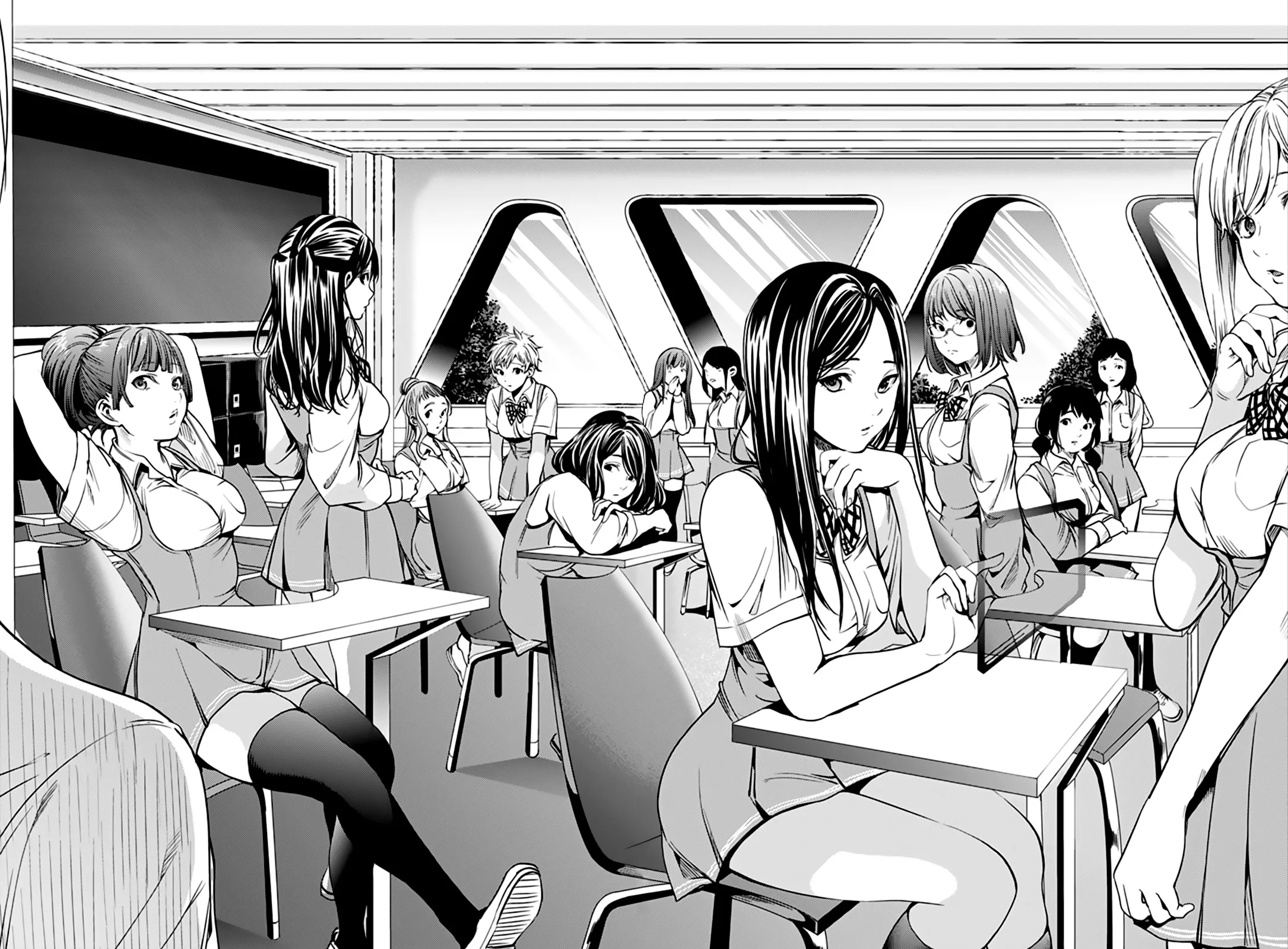 HentaiVN.net - Ảnh 10 - Dàn Harem Cuối Cùng [Shumatsu no harem; World's End Harem; 終末のハーレム] - Chap 14.1