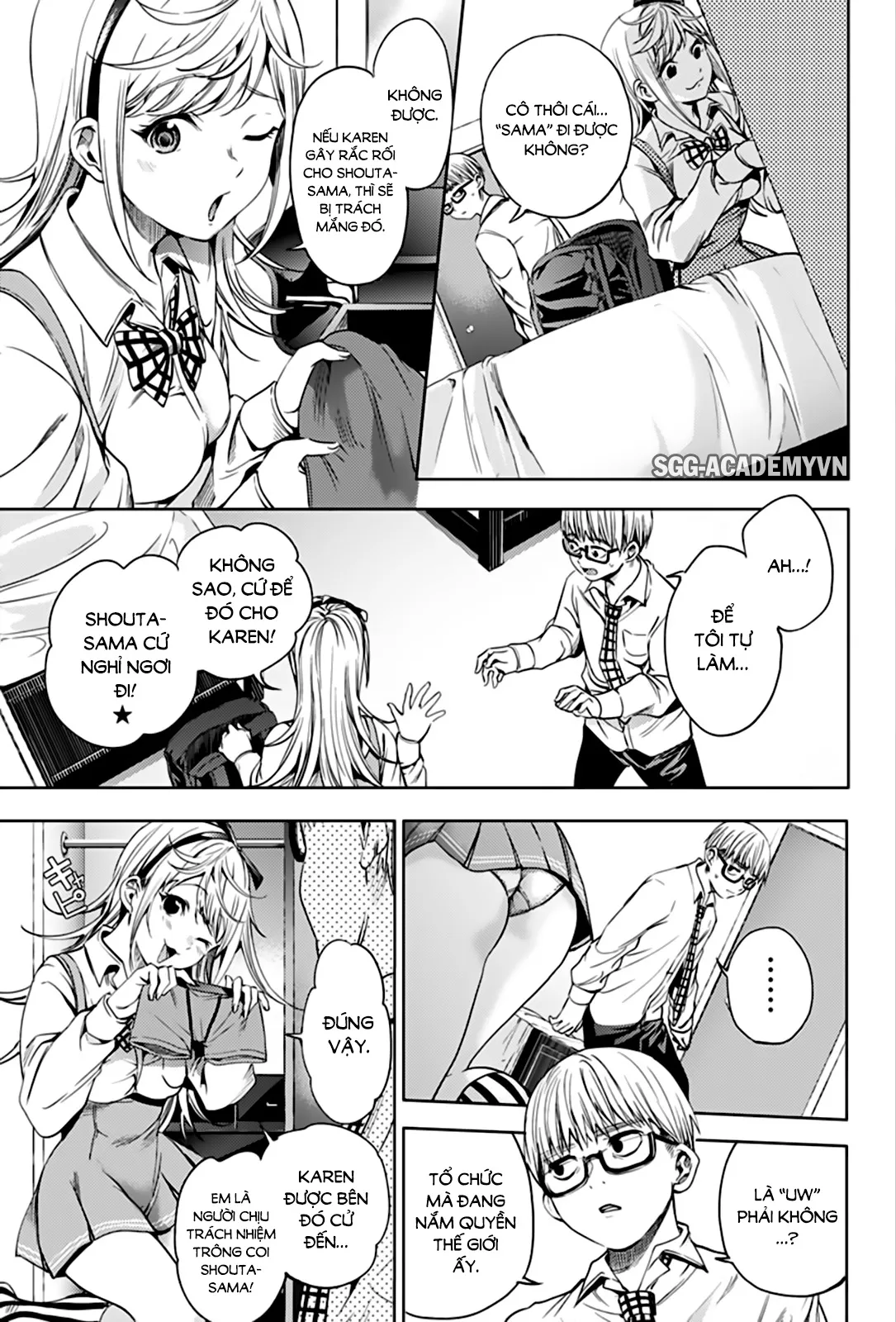 HentaiVN.net - Ảnh 5 - Dàn Harem Cuối Cùng [Shumatsu no harem; World's End Harem; 終末のハーレム] - Chap 14.1