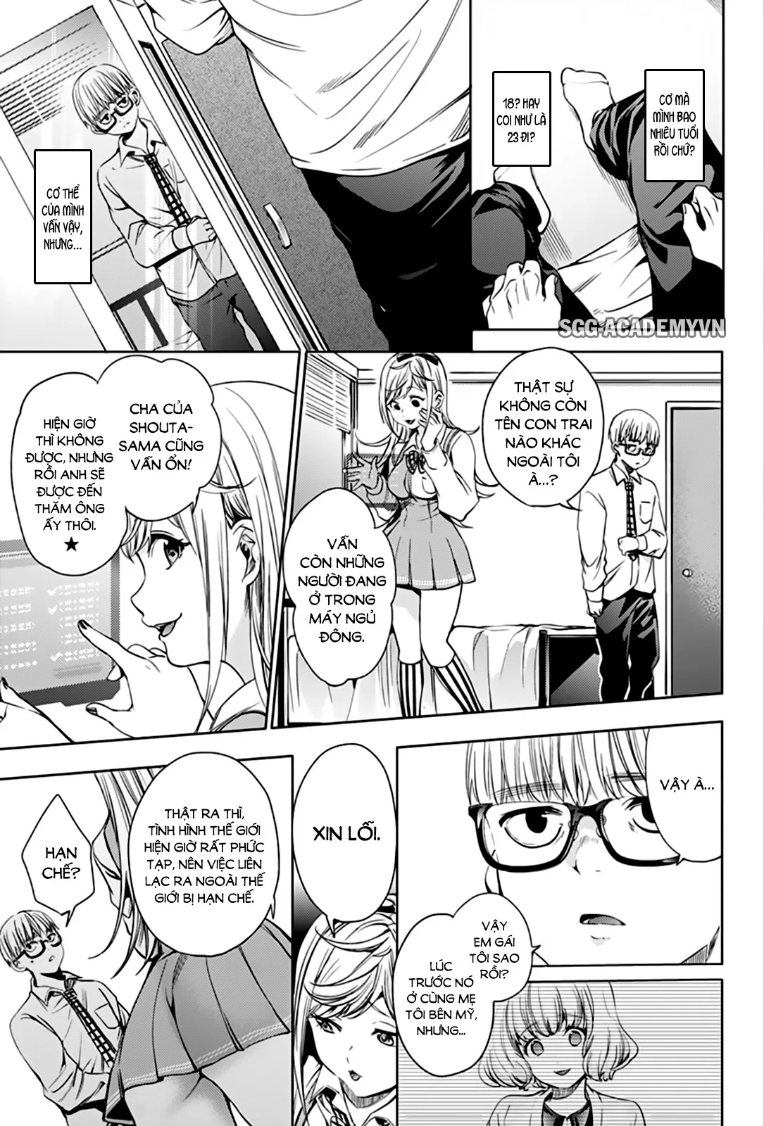 HentaiVN.net - Ảnh 7 - Dàn Harem Cuối Cùng [Shumatsu no harem; World's End Harem; 終末のハーレム] - Chap 14.1