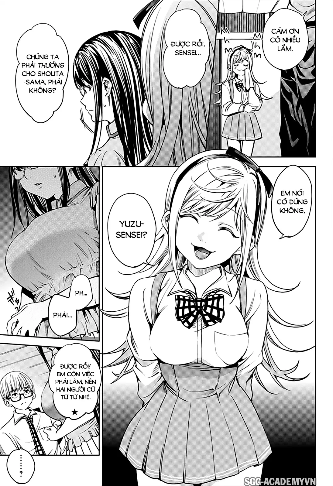 HentaiVN.net - Ảnh 10 - Dàn Harem Cuối Cùng [Shumatsu no harem; World's End Harem; 終末のハーレム] - Chap 14.2