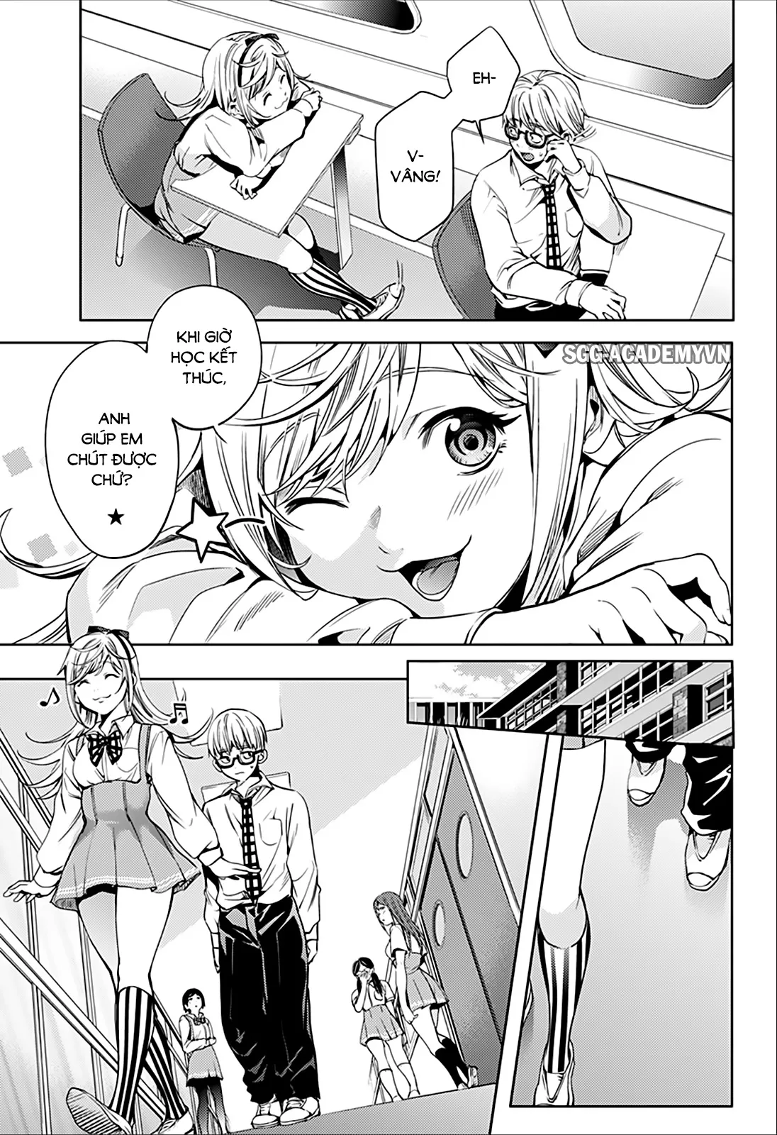 HentaiVN.net - Ảnh 6 - Dàn Harem Cuối Cùng [Shumatsu no harem; World's End Harem; 終末のハーレム] - Chap 14.2