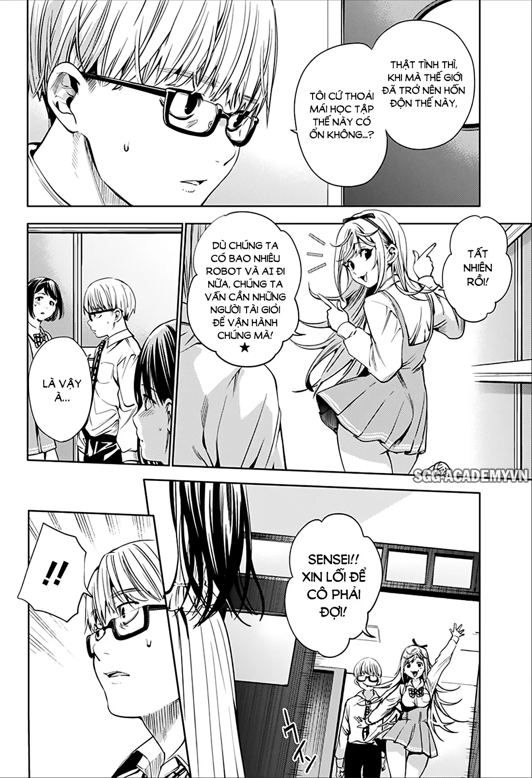 HentaiVN.net - Ảnh 7 - Dàn Harem Cuối Cùng [Shumatsu no harem; World's End Harem; 終末のハーレム] - Chap 14.2