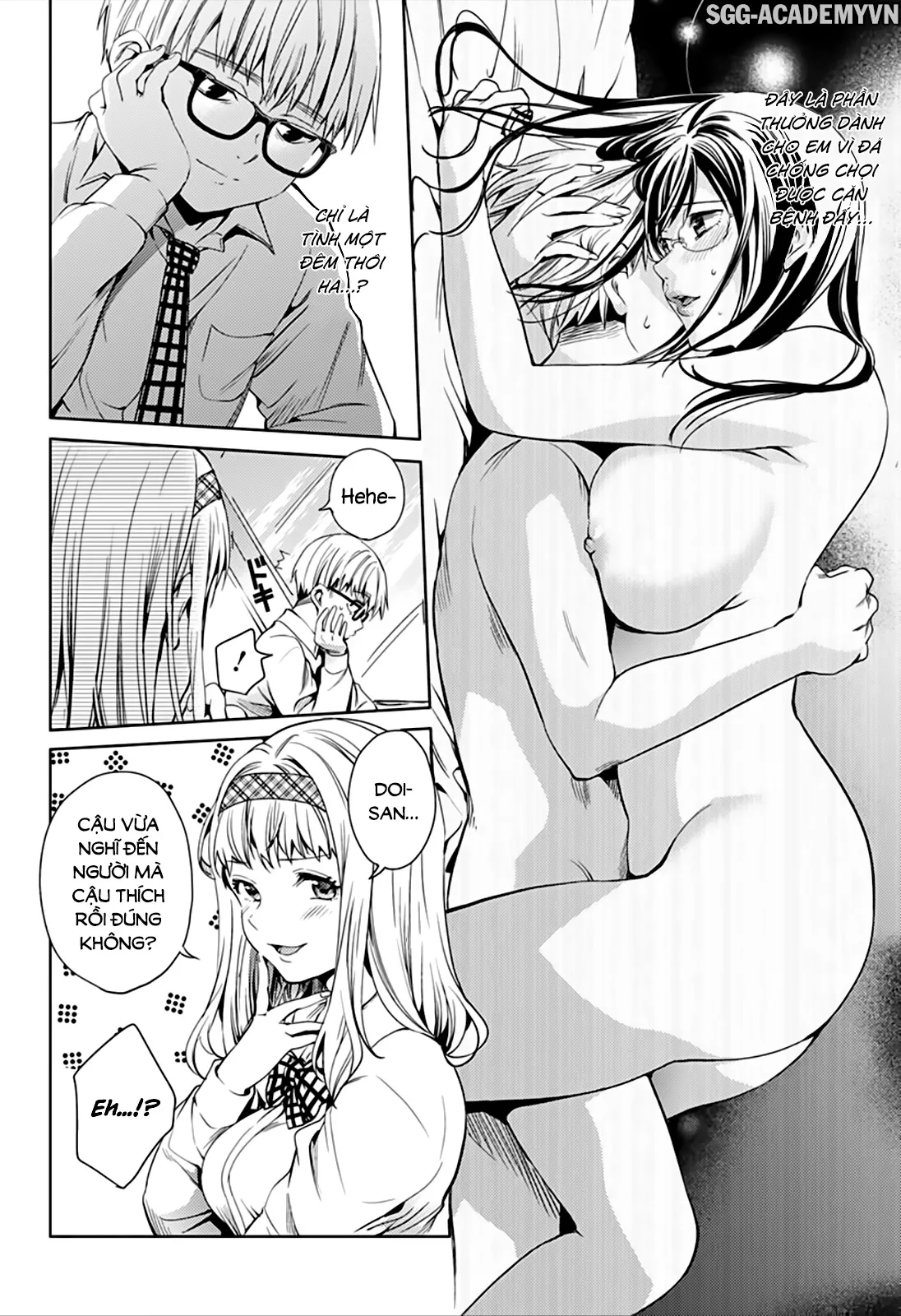 HentaiVN.net - Ảnh 4 - Dàn Harem Cuối Cùng [Shumatsu no harem; World's End Harem; 終末のハーレム] - Chap 16.1