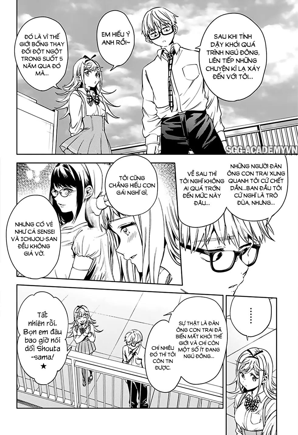 HentaiVN.net - Ảnh 10 - Dàn Harem Cuối Cùng [Shumatsu no harem; World's End Harem; 終末のハーレム] - Chap 19