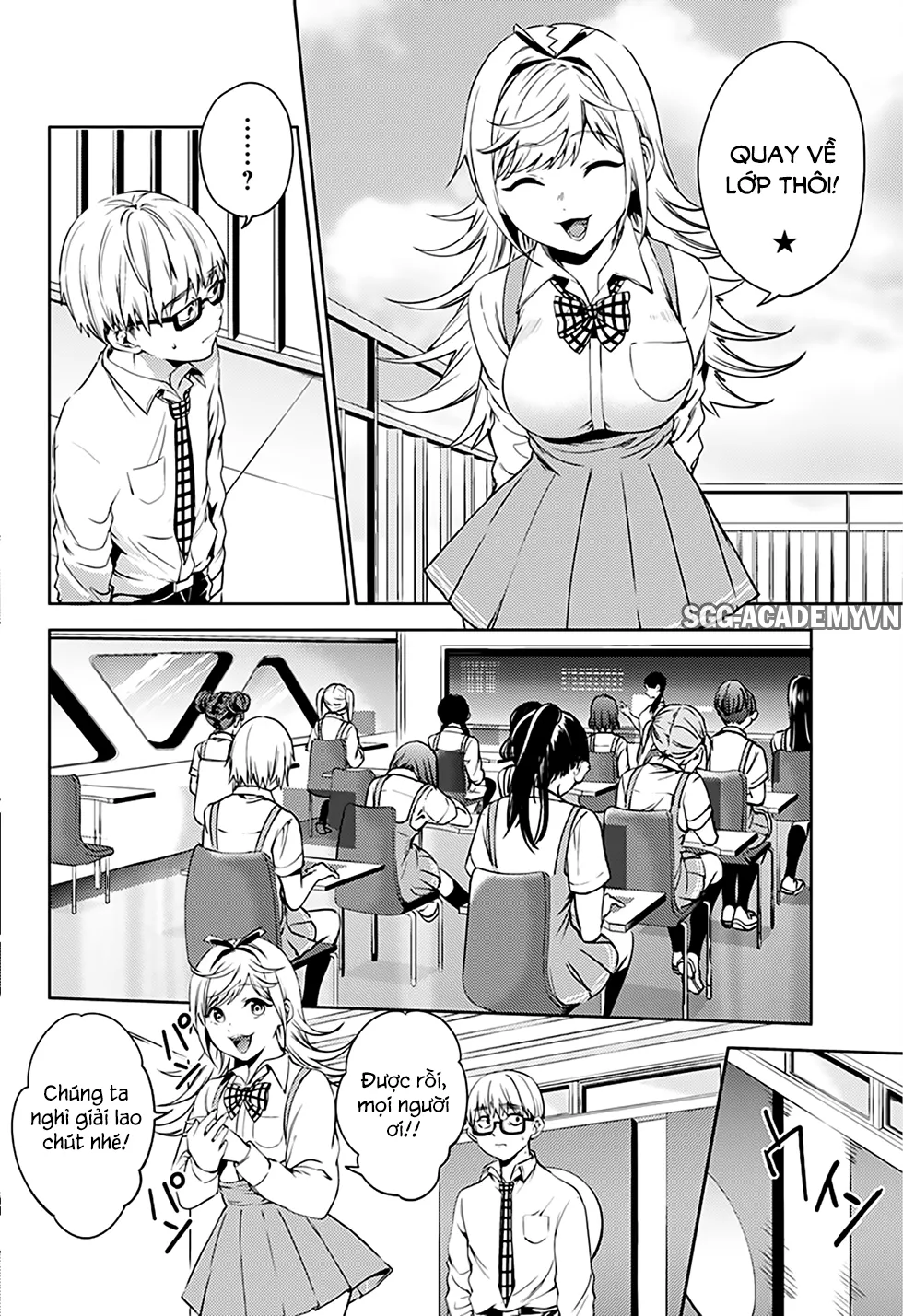 HentaiVN.net - Ảnh 14 - Dàn Harem Cuối Cùng [Shumatsu no harem; World's End Harem; 終末のハーレム] - Chap 19