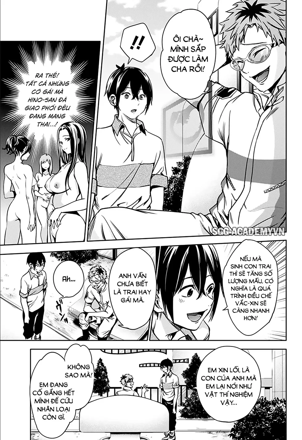 HentaiVN.net - Ảnh 13 - Dàn Harem Cuối Cùng [Shumatsu no harem; World's End Harem; 終末のハーレム] - Chap 21