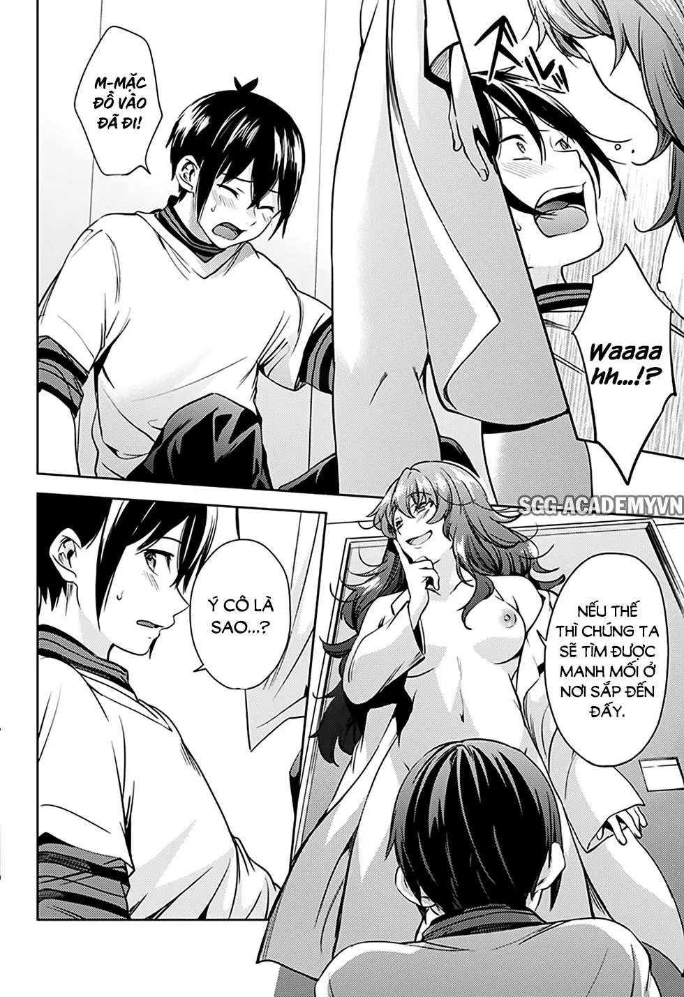 HentaiVN.net - Ảnh 24 - Dàn Harem Cuối Cùng [Shumatsu no harem; World's End Harem; 終末のハーレム] - Chap 21