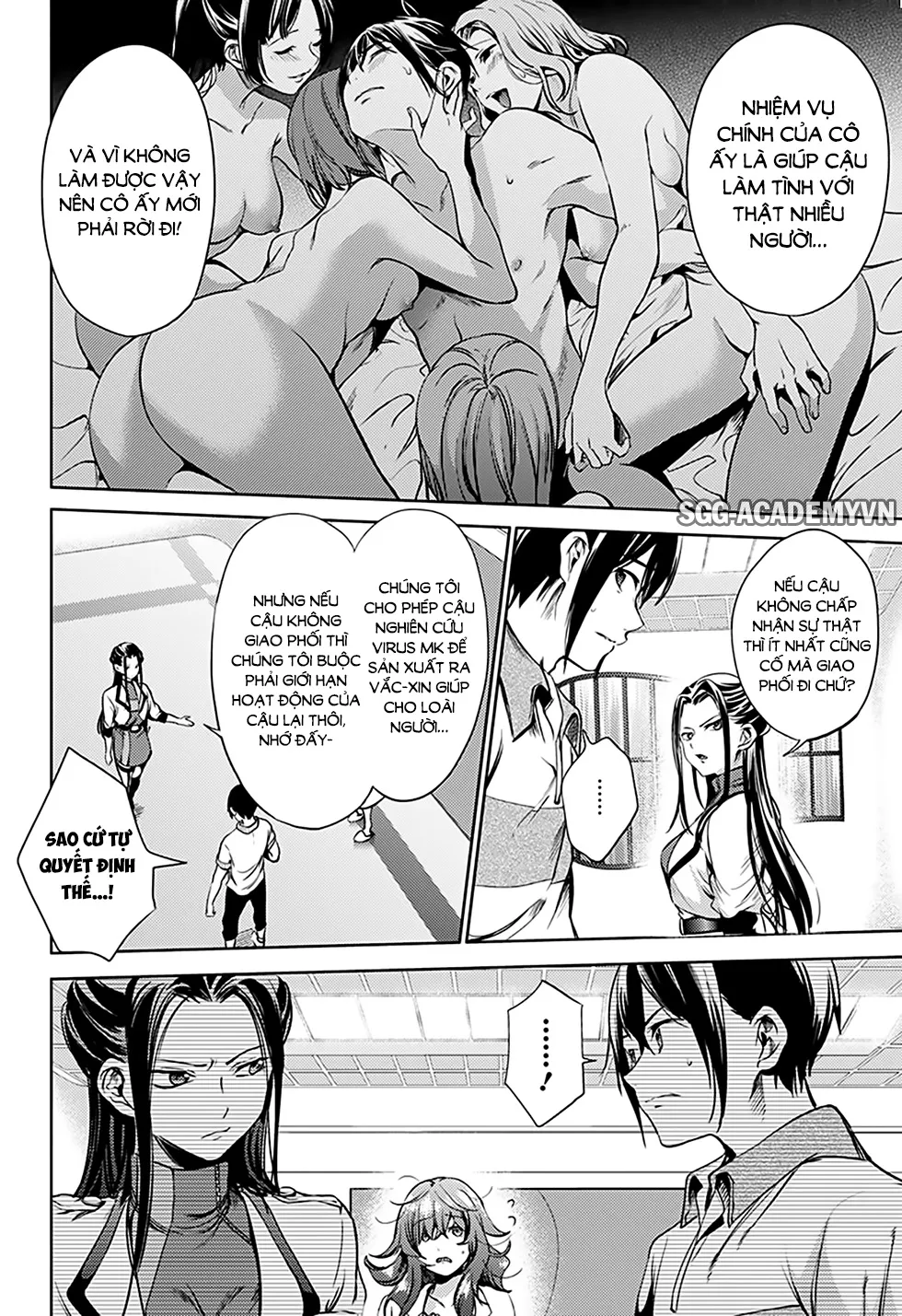 HentaiVN.net - Ảnh 8 - Dàn Harem Cuối Cùng [Shumatsu no harem; World's End Harem; 終末のハーレム] - Chap 21