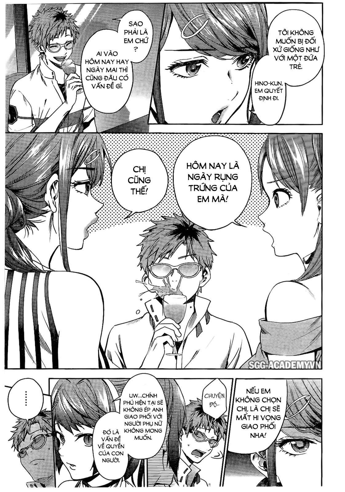 HentaiVN.net - Ảnh 19 - Dàn Harem Cuối Cùng [Shumatsu no harem; World's End Harem; 終末のハーレム] - Chap Special: Ngày mà Hino Kyouji đổi đời.