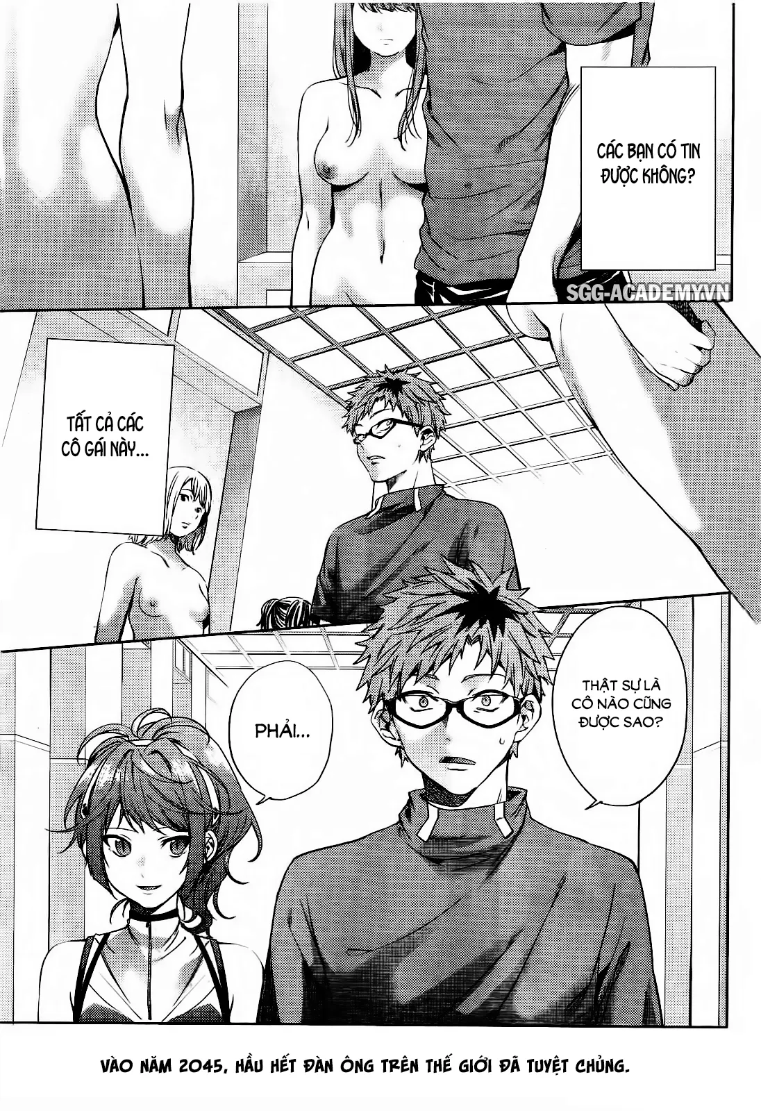 HentaiVN.net - Ảnh 4 - Dàn Harem Cuối Cùng [Shumatsu no harem; World's End Harem; 終末のハーレム] - Chap Special: Ngày mà Hino Kyouji đổi đời.