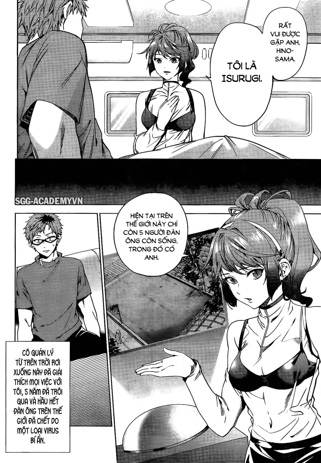HentaiVN.net - Ảnh 8 - Dàn Harem Cuối Cùng [Shumatsu no harem; World's End Harem; 終末のハーレム] - Chap Special: Ngày mà Hino Kyouji đổi đời.