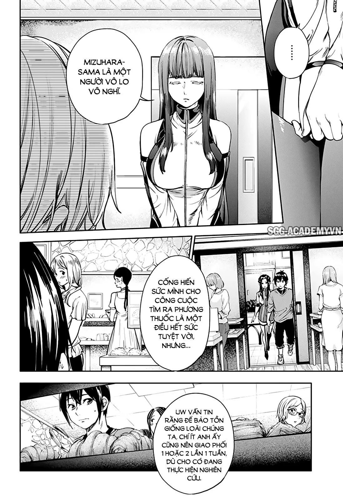 HentaiVN.net - Ảnh 4 - Dàn Harem Cuối Cùng [Shumatsu no harem; World's End Harem; 終末のハーレム] - Chap 24.2