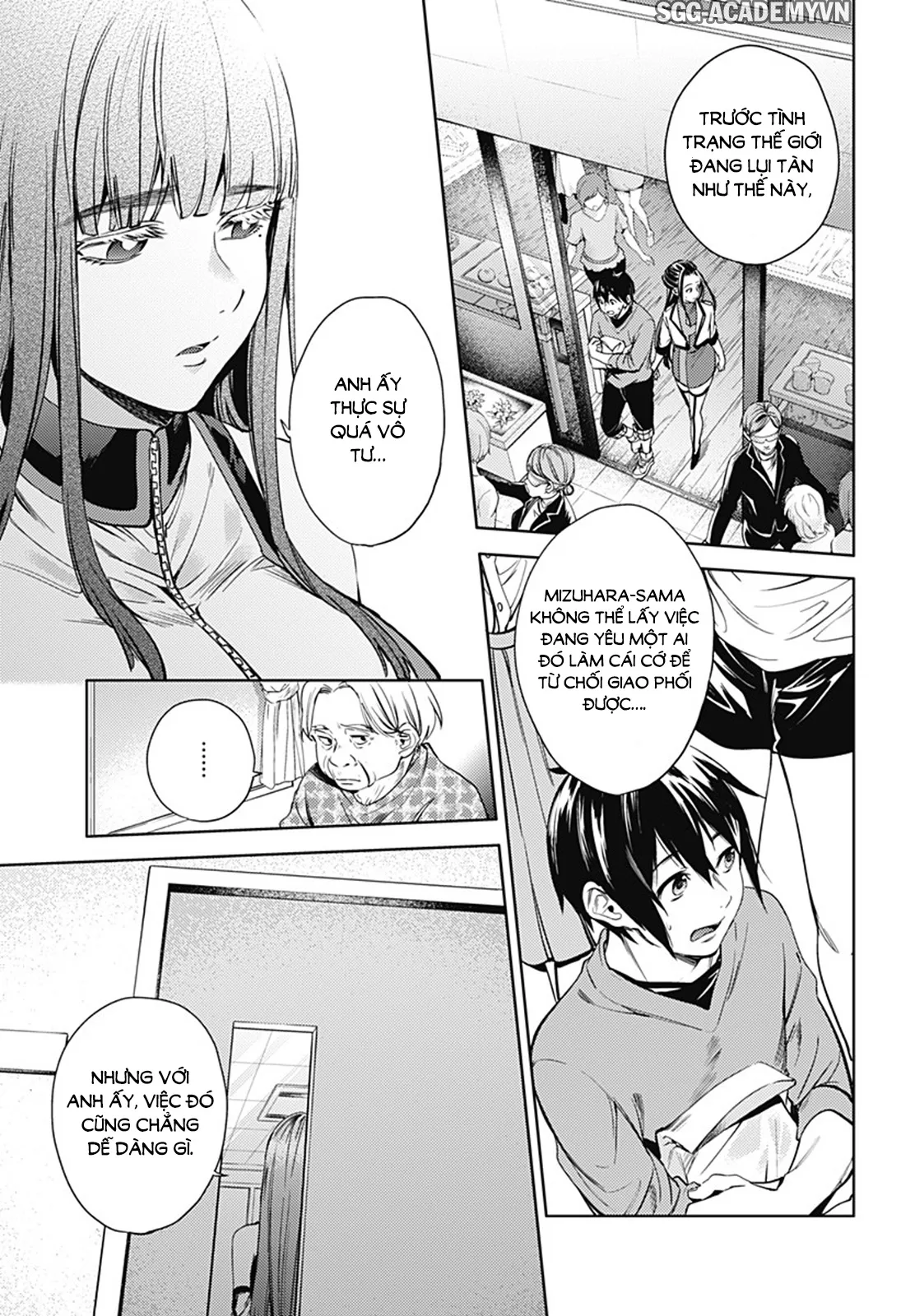 HentaiVN.net - Ảnh 5 - Dàn Harem Cuối Cùng [Shumatsu no harem; World's End Harem; 終末のハーレム] - Chap 24.2