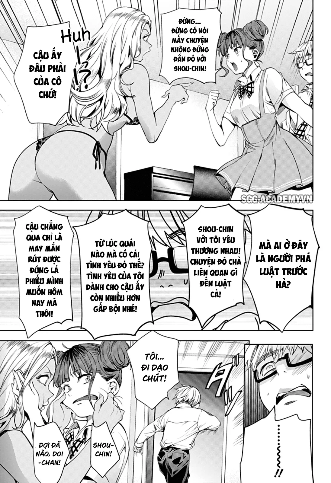 HentaiVN.net - Ảnh 7 - Dàn Harem Cuối Cùng [Shumatsu no harem; World's End Harem; 終末のハーレム] - Chap 28