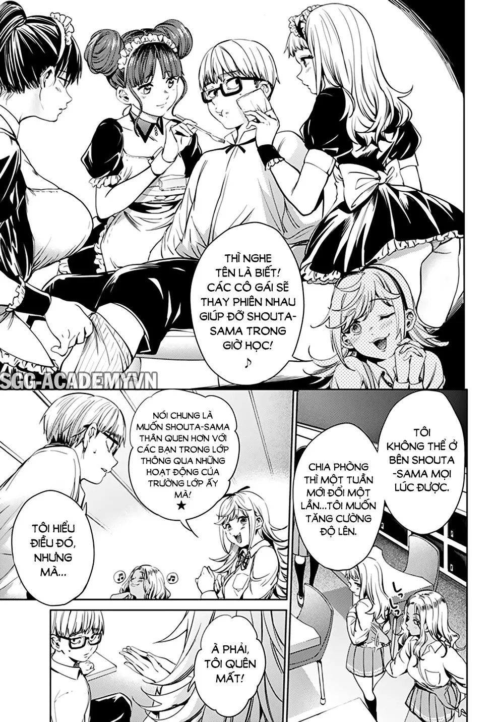 HentaiVN.net - Ảnh 7 - Dàn Harem Cuối Cùng [Shumatsu no harem; World's End Harem; 終末のハーレム] - Chap 29