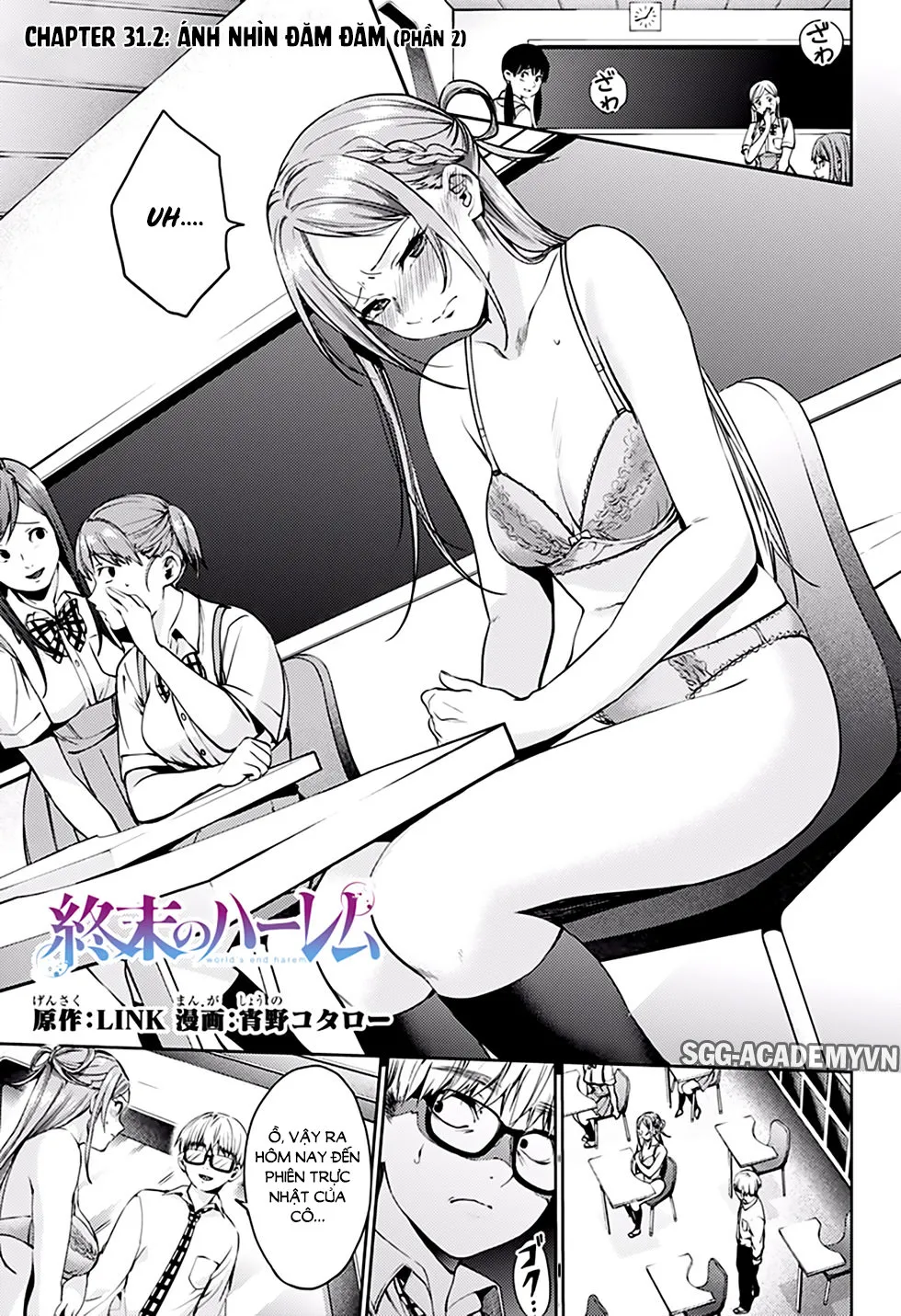 HentaiVN.net - Ảnh 3 - Dàn Harem Cuối Cùng [Shumatsu no harem; World's End Harem; 終末のハーレム] - Chap 31.2