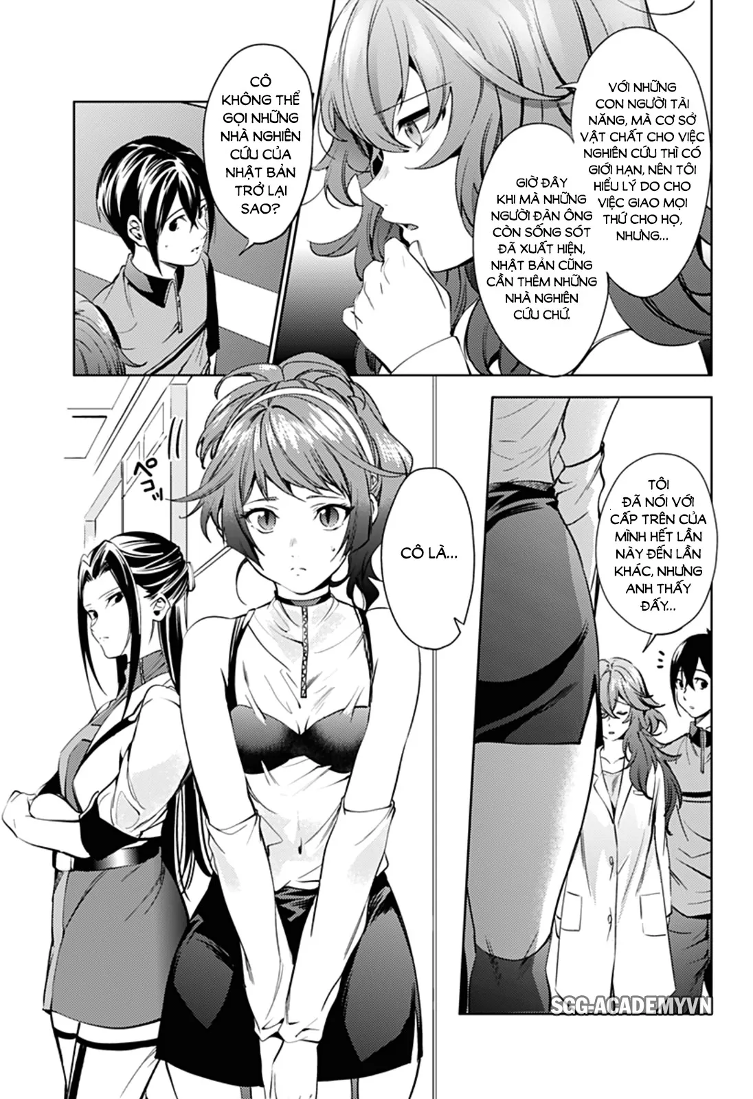 HentaiVN.net - Ảnh 15 - Dàn Harem Cuối Cùng [Shumatsu no harem; World's End Harem; 終末のハーレム] - Chap 32