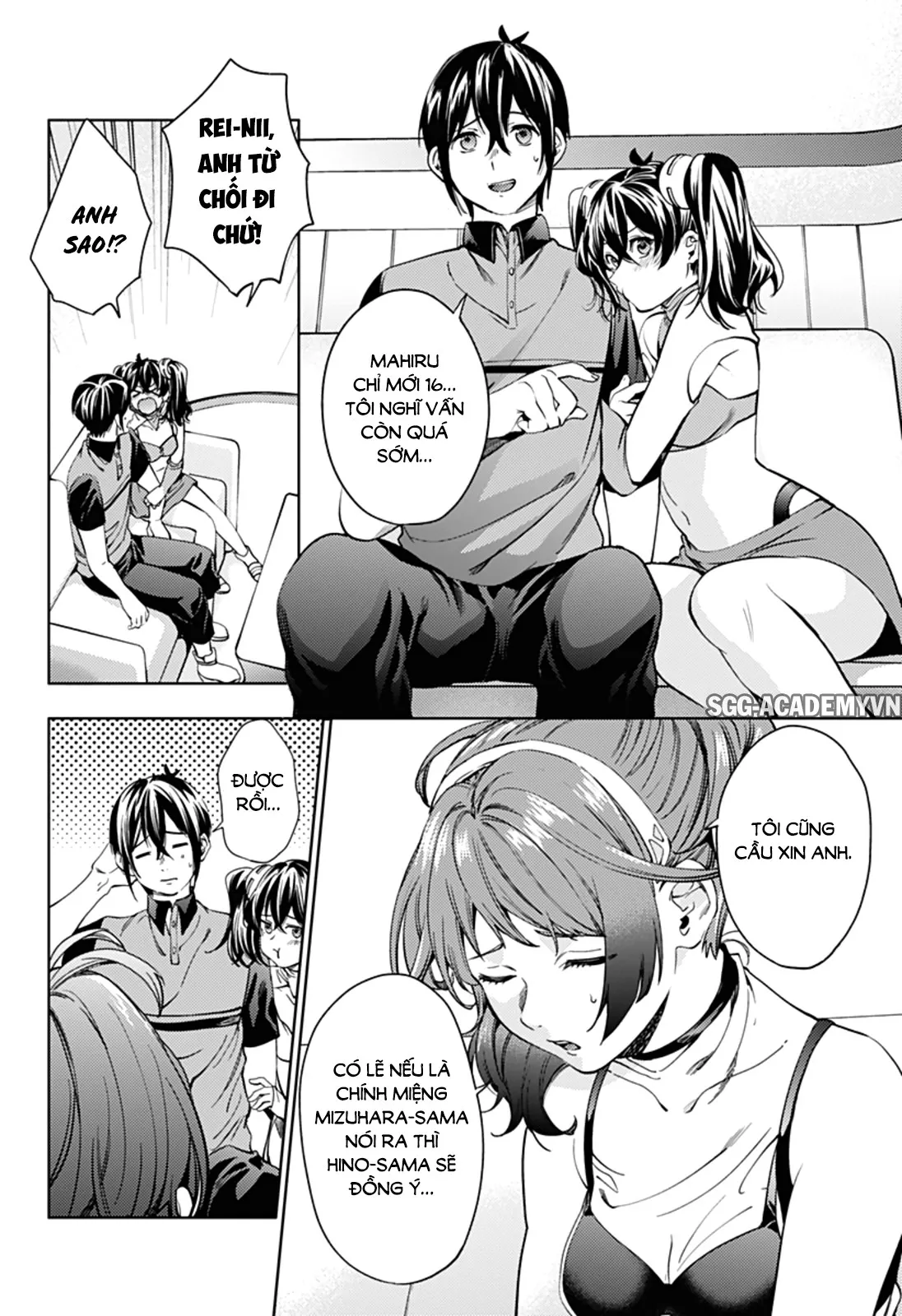 HentaiVN.net - Ảnh 18 - Dàn Harem Cuối Cùng [Shumatsu no harem; World's End Harem; 終末のハーレム] - Chap 32