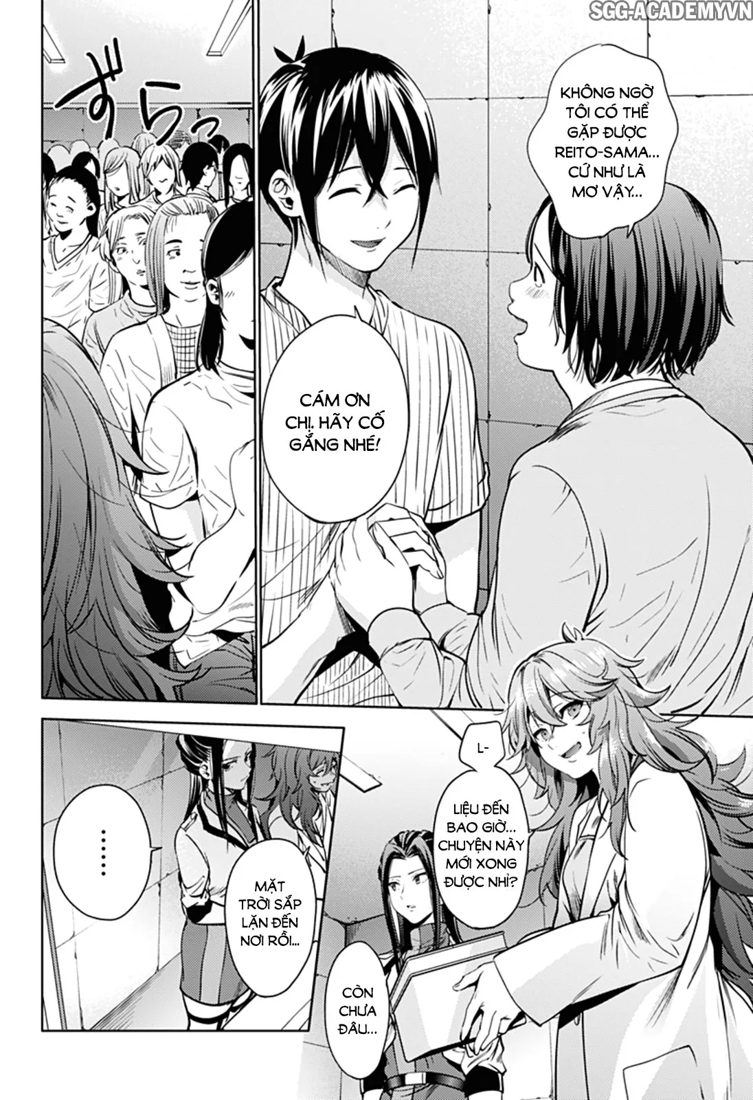 HentaiVN.net - Ảnh 23 - Dàn Harem Cuối Cùng [Shumatsu no harem; World's End Harem; 終末のハーレム] - Chap 33