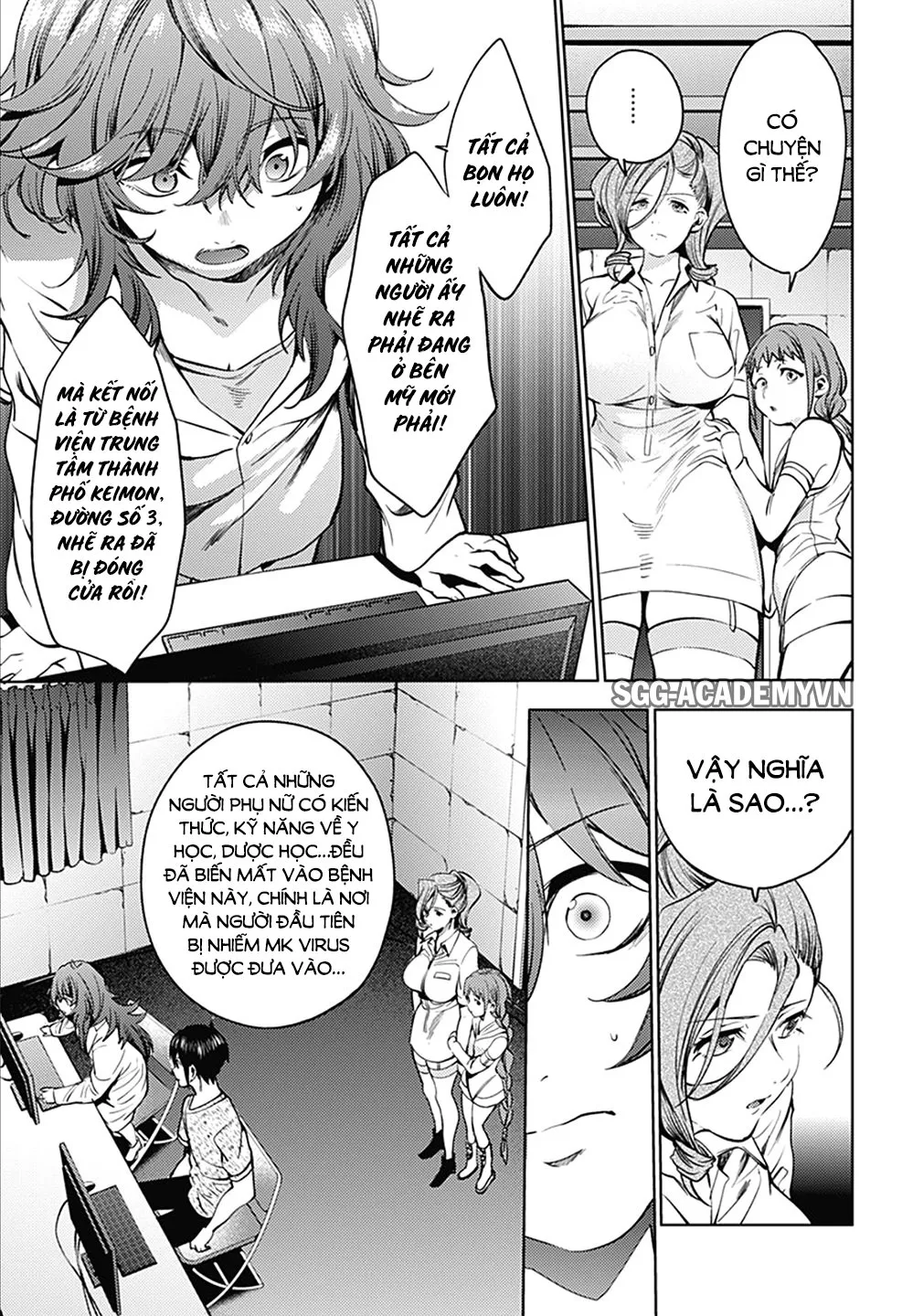 HentaiVN.net - Ảnh 22 - Dàn Harem Cuối Cùng [Shumatsu no harem; World's End Harem; 終末のハーレム] - Chap 34