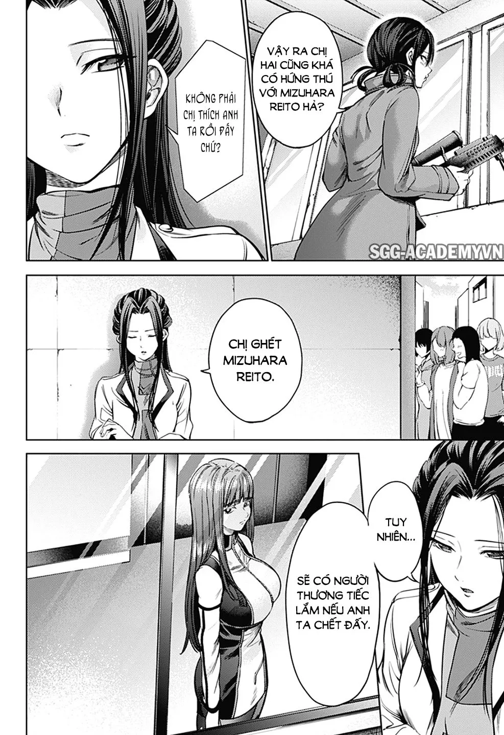 HentaiVN.net - Ảnh 7 - Dàn Harem Cuối Cùng [Shumatsu no harem; World's End Harem; 終末のハーレム] - Chap 34