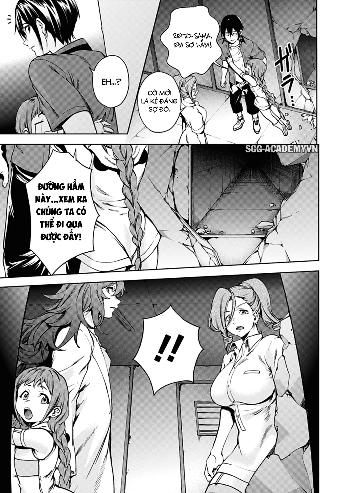 HentaiVN.net - Ảnh 8 - Dàn Harem Cuối Cùng [Shumatsu no harem; World's End Harem; 終末のハーレム] - Chap 35