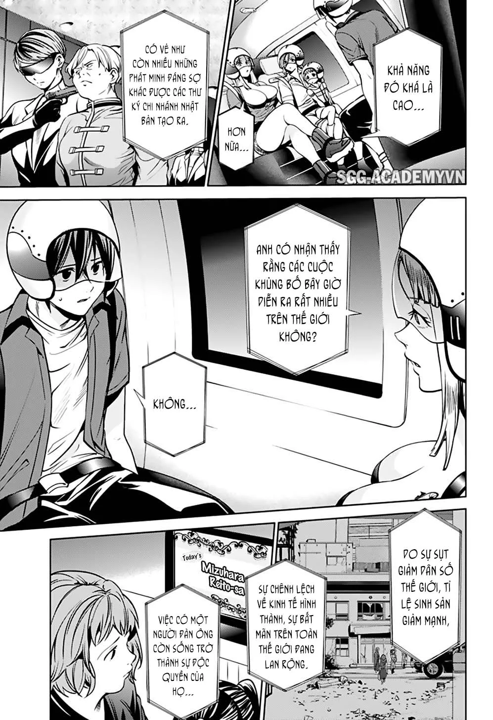 HentaiVN.net - Ảnh 20 - Dàn Harem Cuối Cùng [Shumatsu no harem; World's End Harem; 終末のハーレム] - Chap 36
