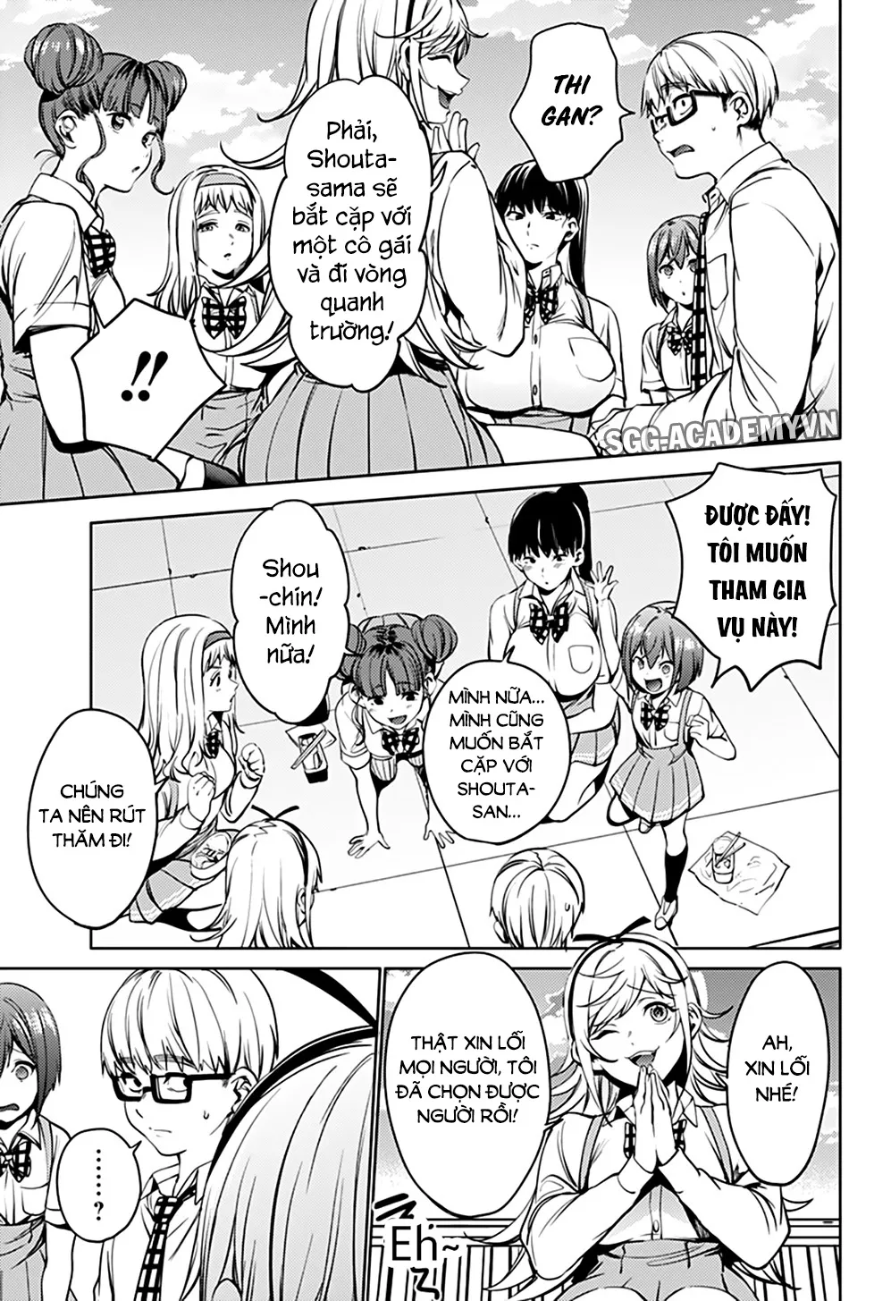 HentaiVN.net - Ảnh 16 - Dàn Harem Cuối Cùng [Shumatsu no harem; World's End Harem; 終末のハーレム] - Chap 37
