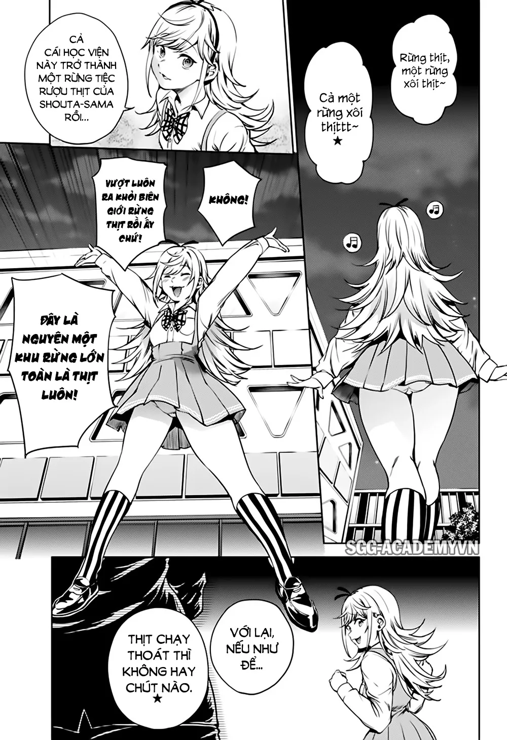HentaiVN.net - Ảnh 21 - Dàn Harem Cuối Cùng [Shumatsu no harem; World's End Harem; 終末のハーレム] - Chap 42