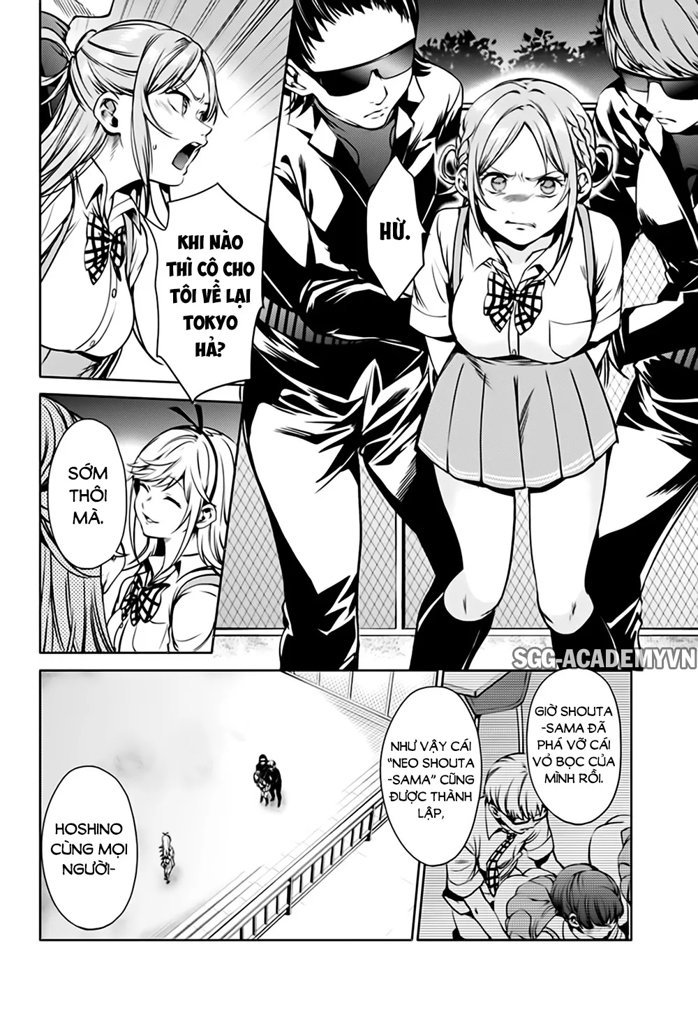 HentaiVN.net - Ảnh 22 - Dàn Harem Cuối Cùng [Shumatsu no harem; World's End Harem; 終末のハーレム] - Chap 42