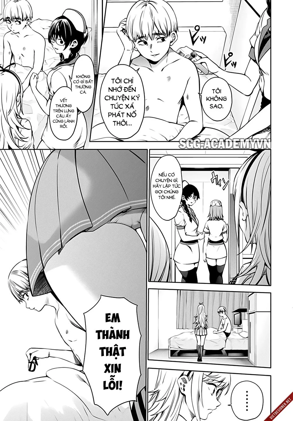 HentaiVN.net - Ảnh 6 - Dàn Harem Cuối Cùng [Shumatsu no harem; World's End Harem; 終末のハーレム] - Chap 43