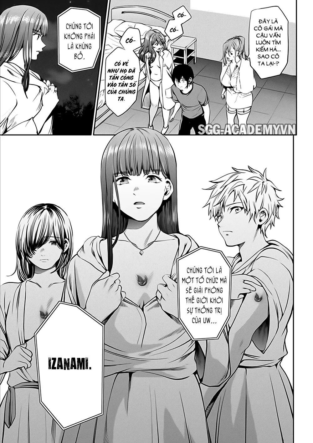 HentaiVN.net - Ảnh 17 - Dàn Harem Cuối Cùng [Shumatsu no harem; World's End Harem; 終末のハーレム] - Chap 47