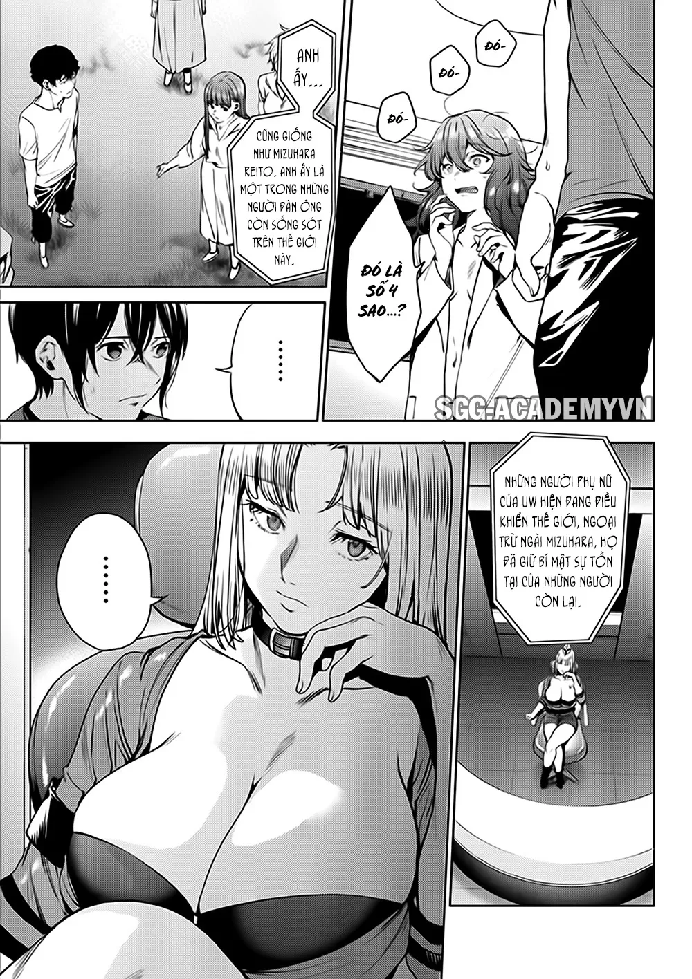 HentaiVN.net - Ảnh 19 - Dàn Harem Cuối Cùng [Shumatsu no harem; World's End Harem; 終末のハーレム] - Chap 47