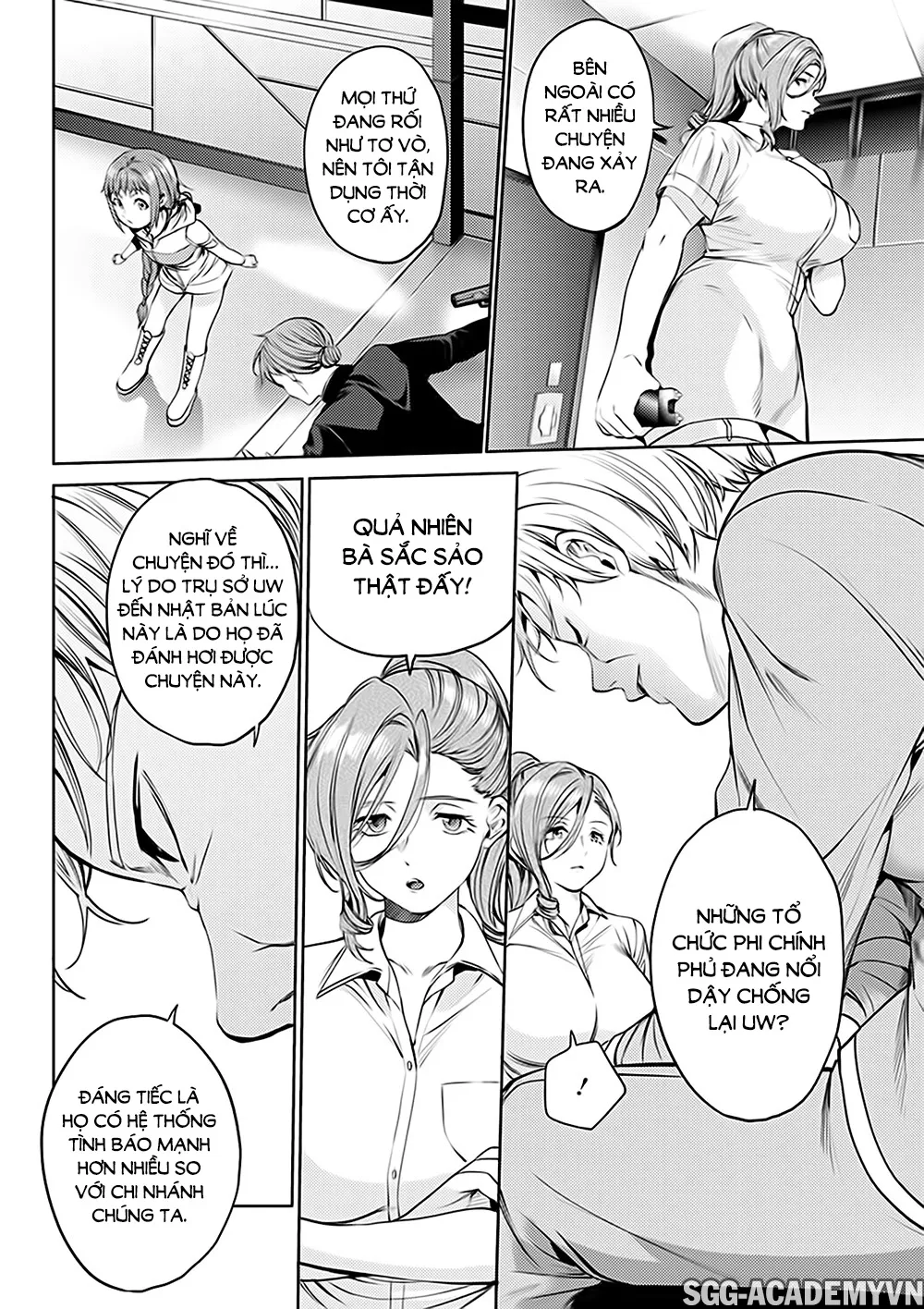 HentaiVN.net - Ảnh 14 - Dàn Harem Cuối Cùng [Shumatsu no harem; World's End Harem; 終末のハーレム] - Chap 48