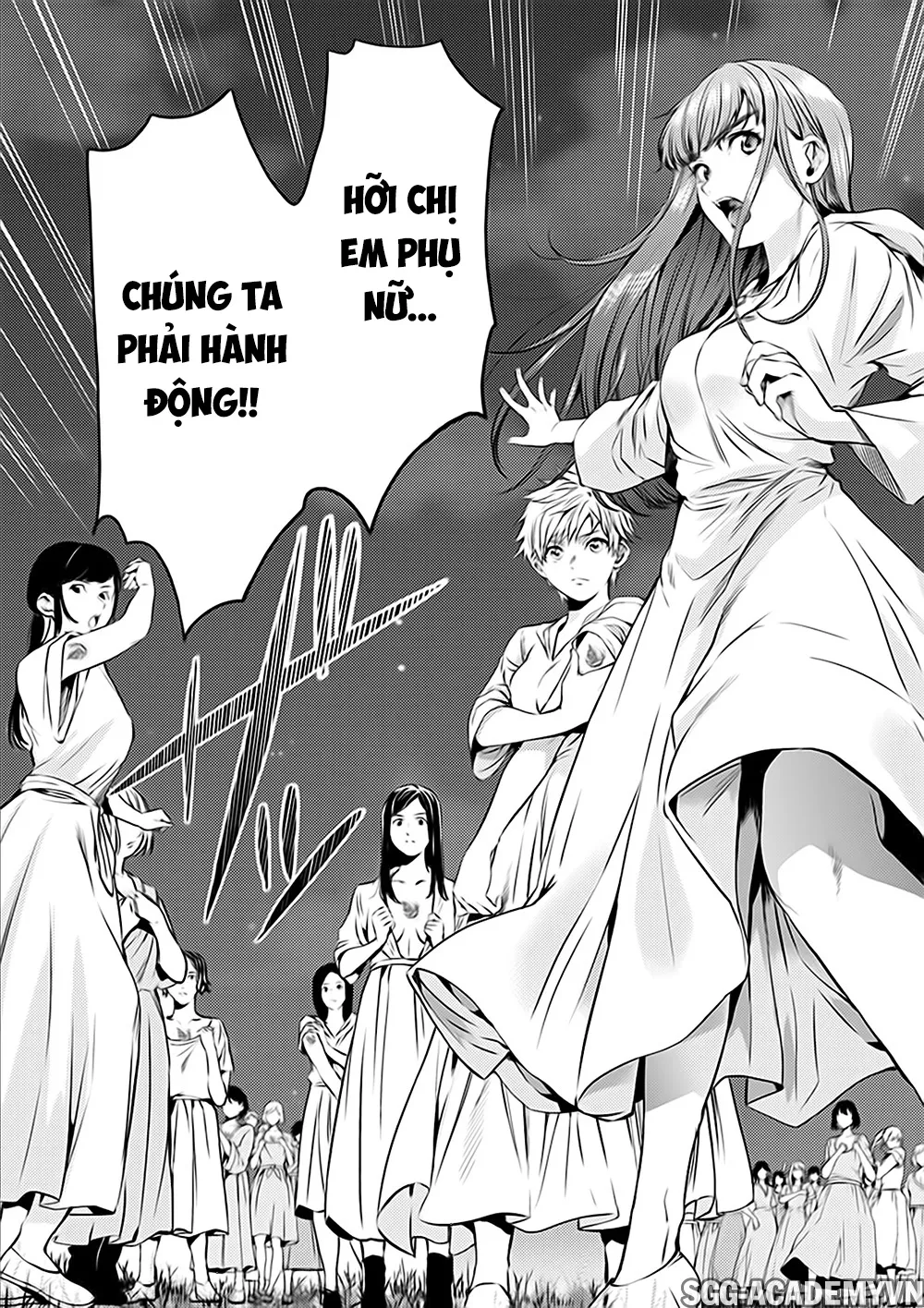 HentaiVN.net - Ảnh 5 - Dàn Harem Cuối Cùng [Shumatsu no harem; World's End Harem; 終末のハーレム] - Chap 48