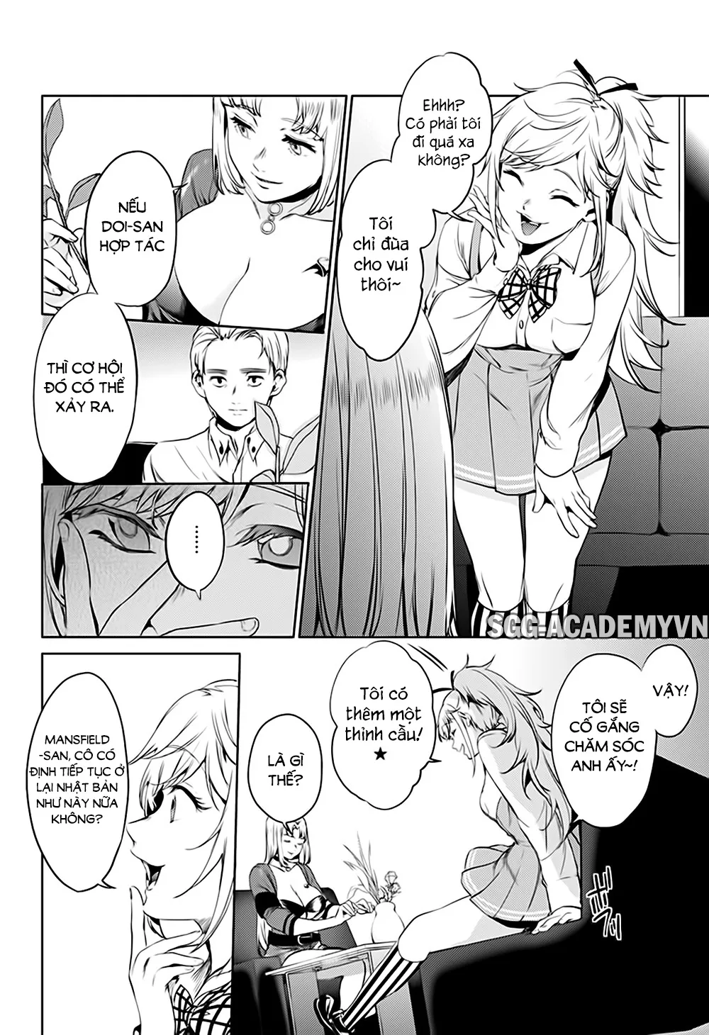 HentaiVN.net - Ảnh 20 - Dàn Harem Cuối Cùng [Shumatsu no harem; World's End Harem; 終末のハーレム] - Chap 50